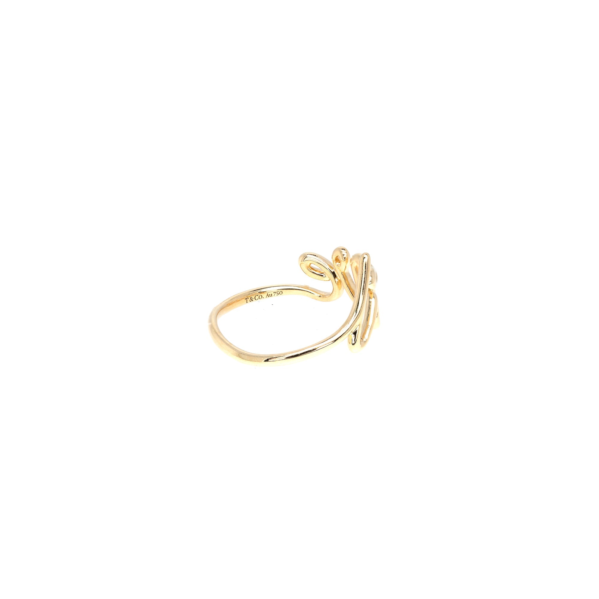 Tiffany & Co. 18K Gold Paloma Picasso Graffiti Love Ring, Small Model