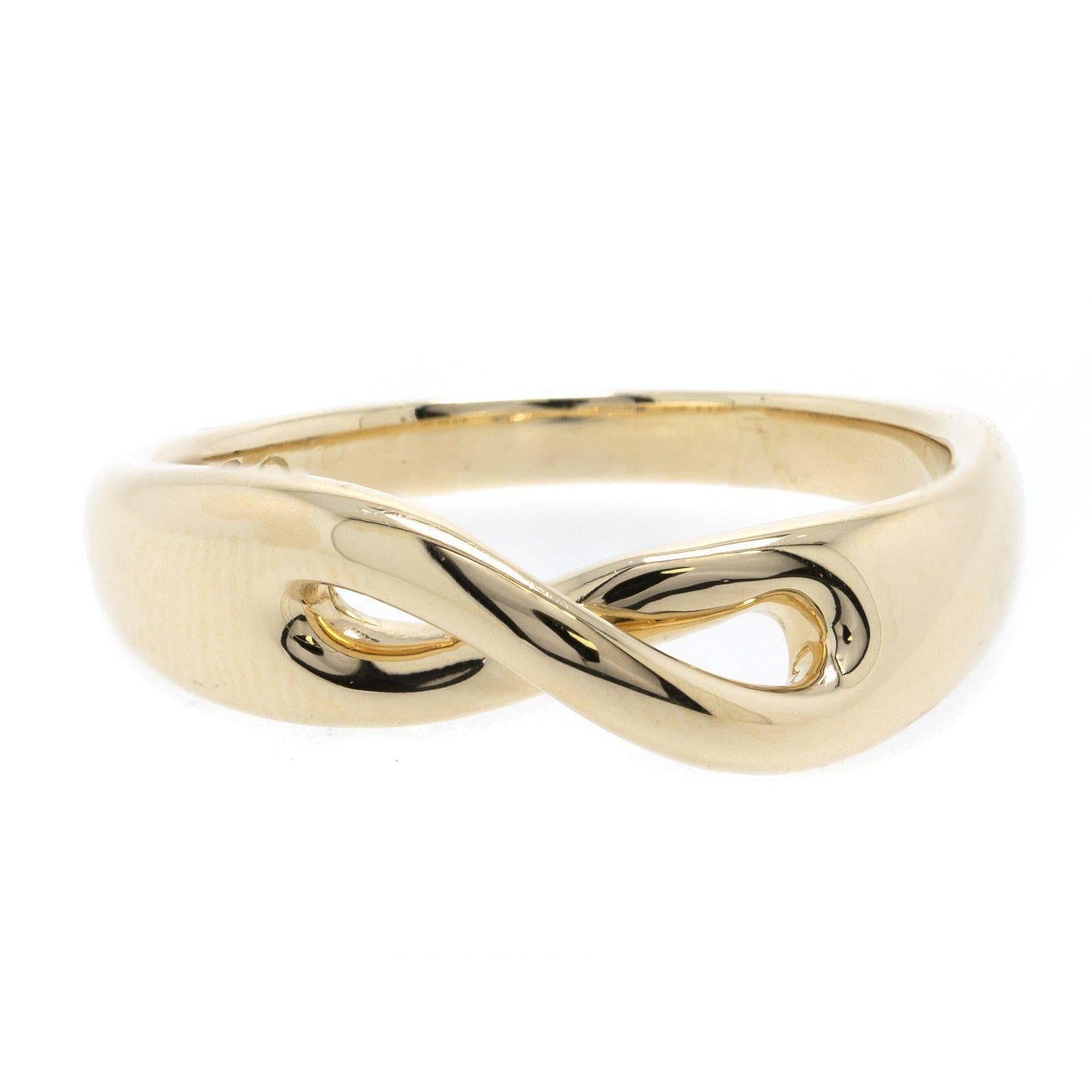 Tiffany & Co. 18K Gold Vintage Infinity Ring