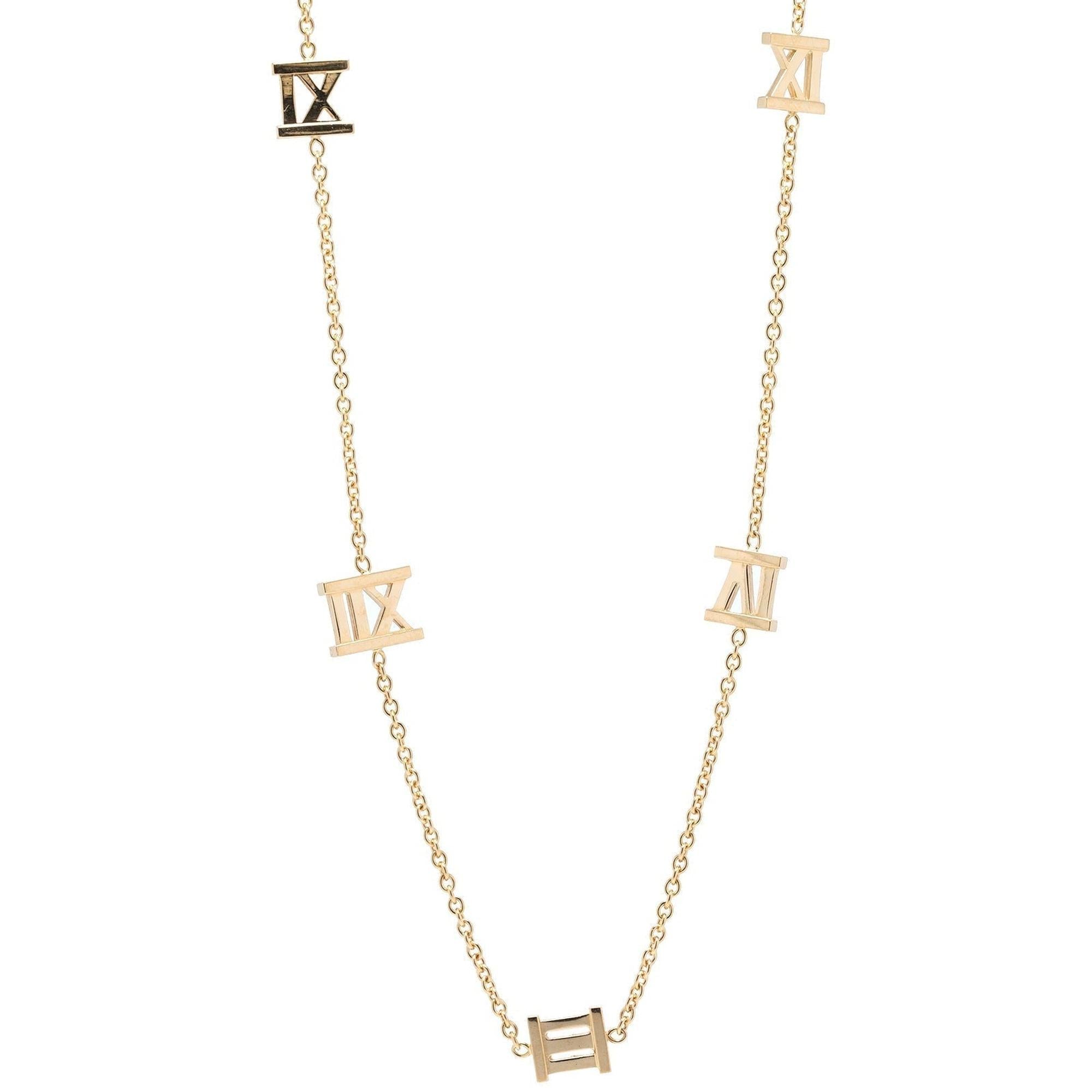Tiffany & Co. 18k Gold Atlas Link Necklace