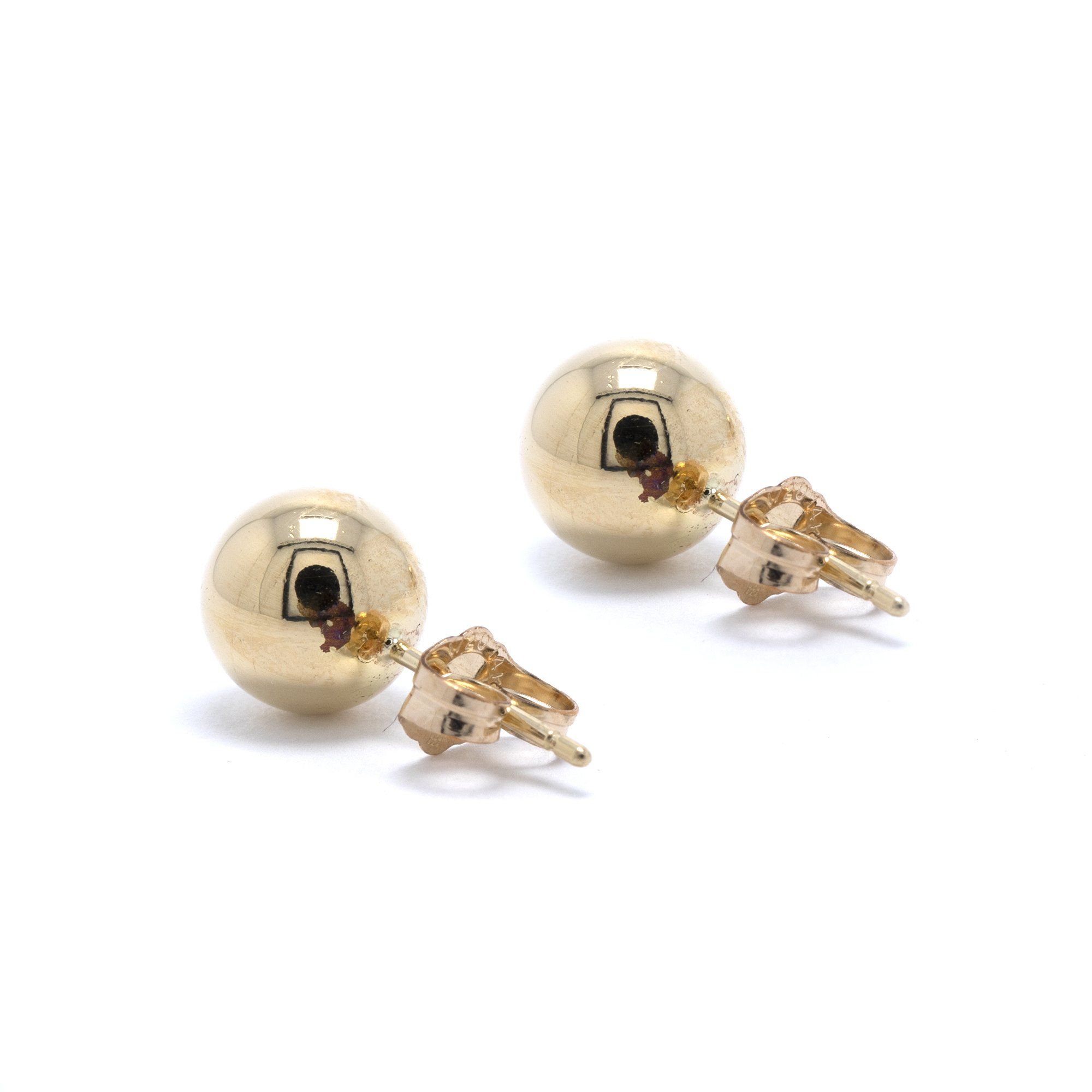 Tiffany & Co. 18k Gold HardWear Ball Earrings