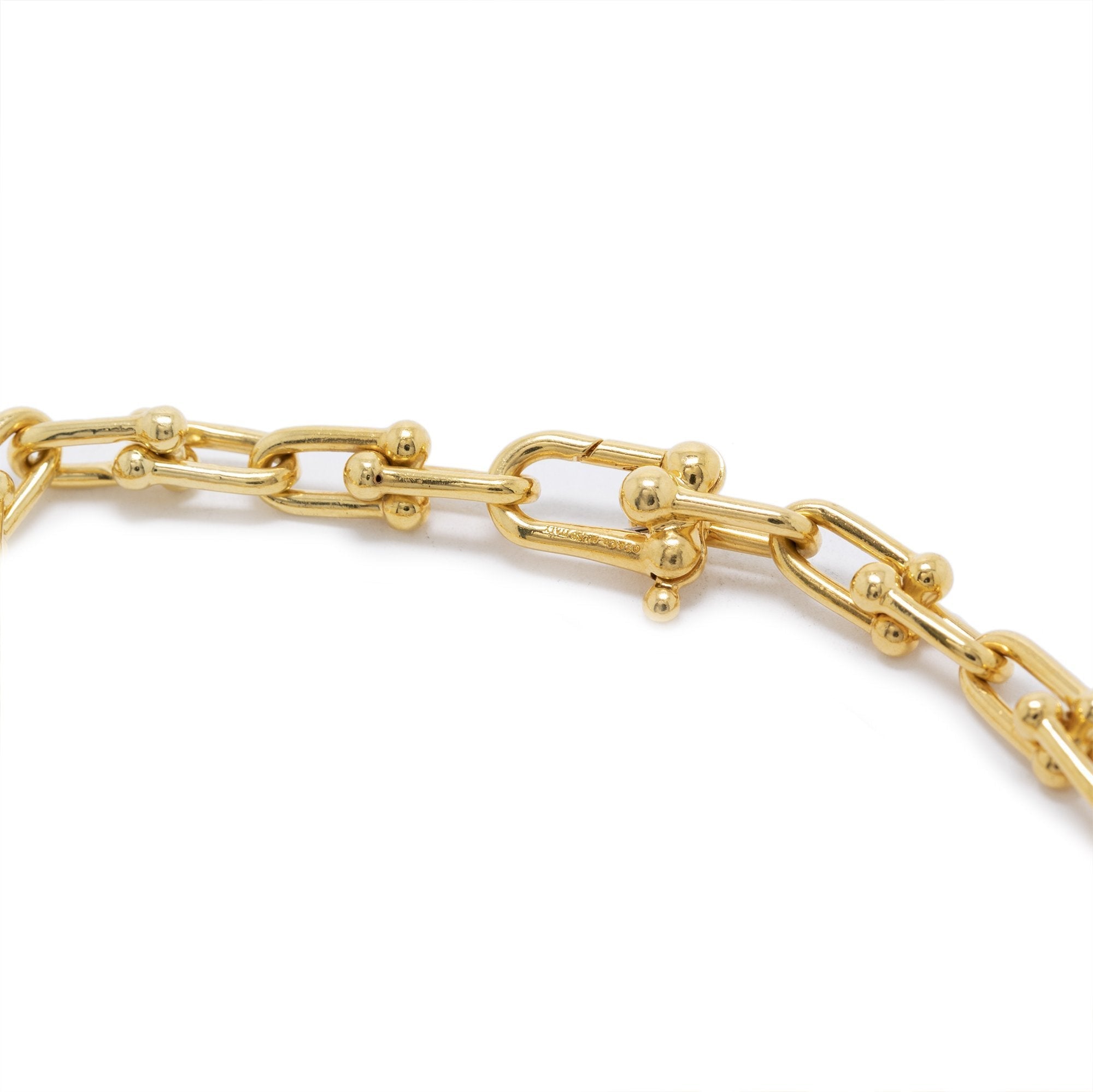 Tiffany & Co. 18k Gold HardWear Medium Link Bracelet
