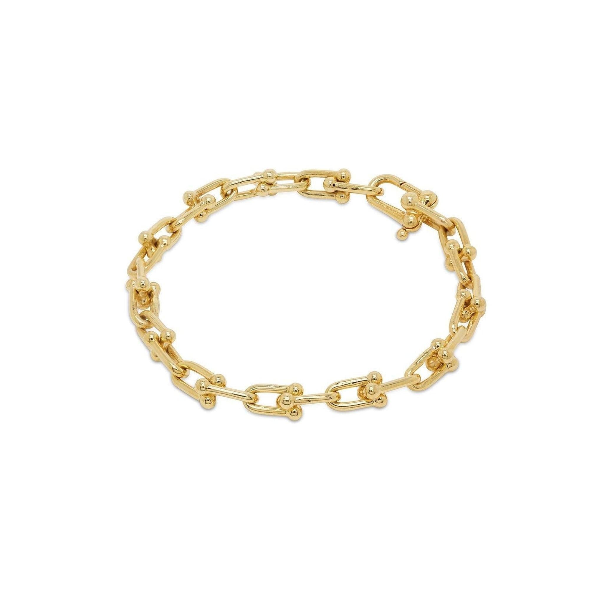 Tiffany & Co. 18k Gold HardWear Medium Link Bracelet