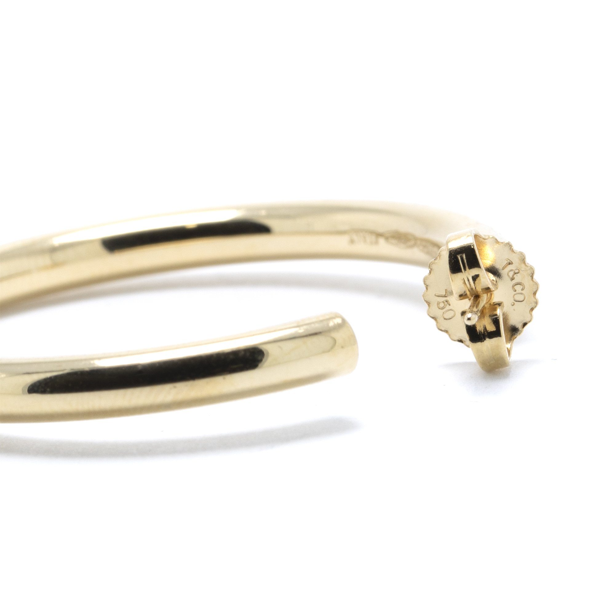 Tiffany & Co. 18k Gold Hoop Earrings