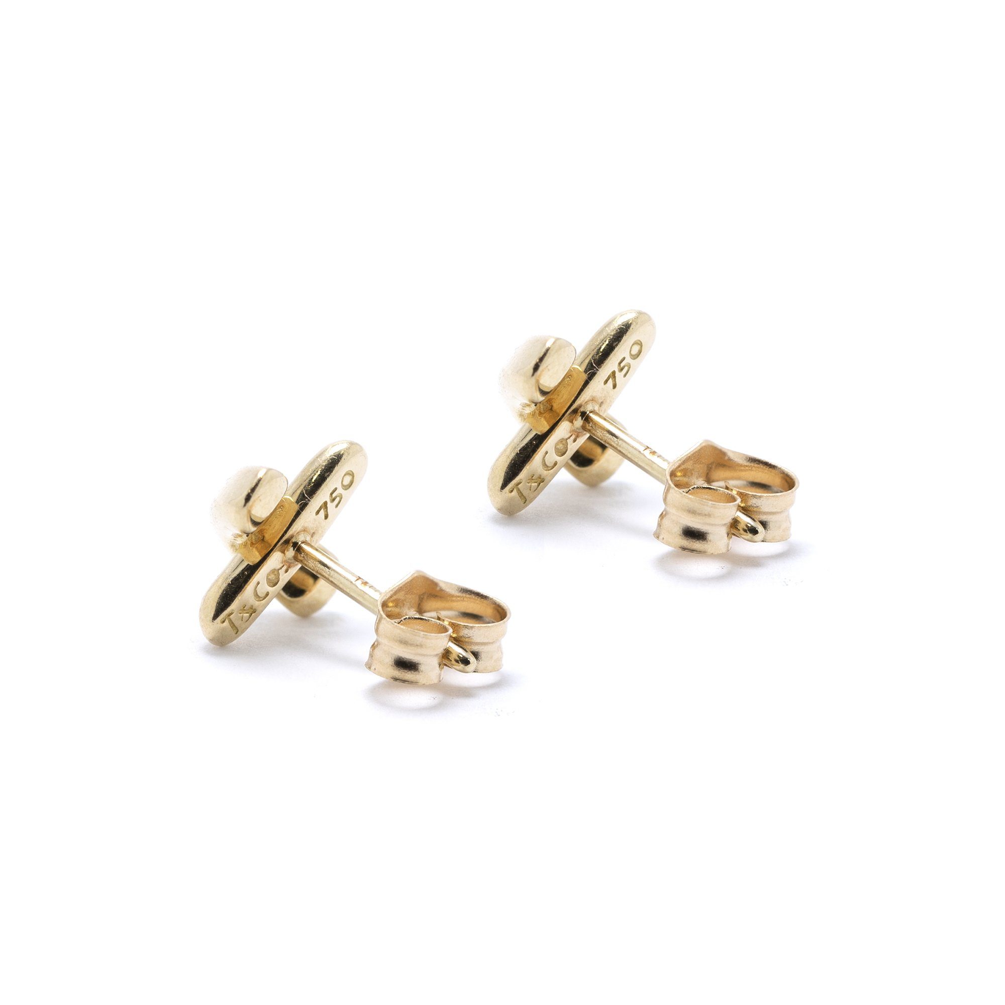 Tiffany & Co. 18k Gold Mini X Stud Earrings