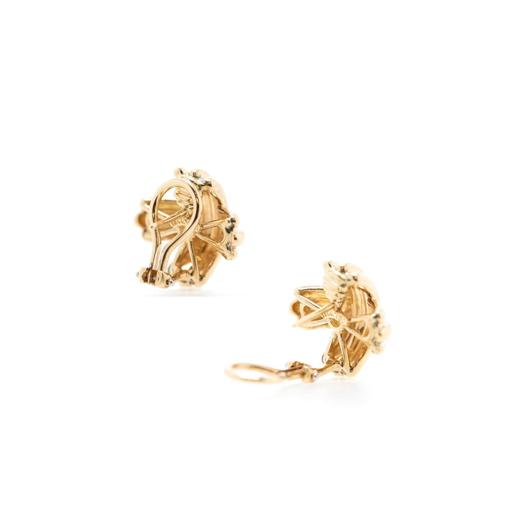 Tiffany & Co. 18k Gold Signature X Earrings