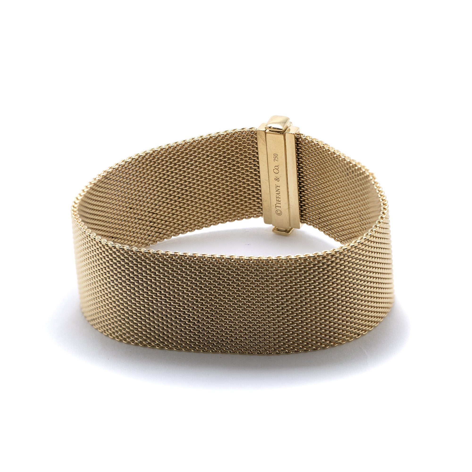 Tiffany & Co. 18k Gold Somerset Bracelet with Diamonds