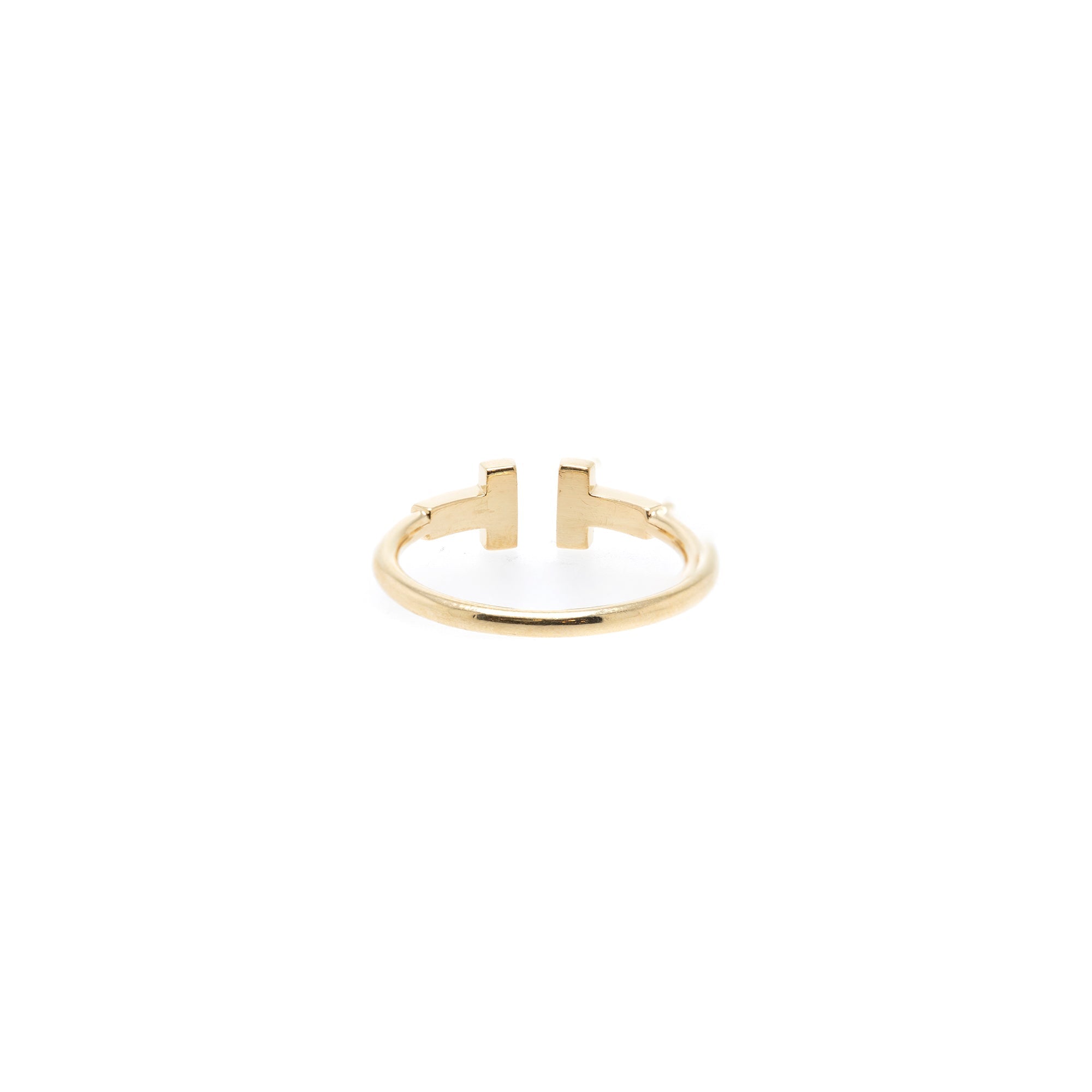 Tiffany & Co. 18k Gold T Wire Diamond Ring