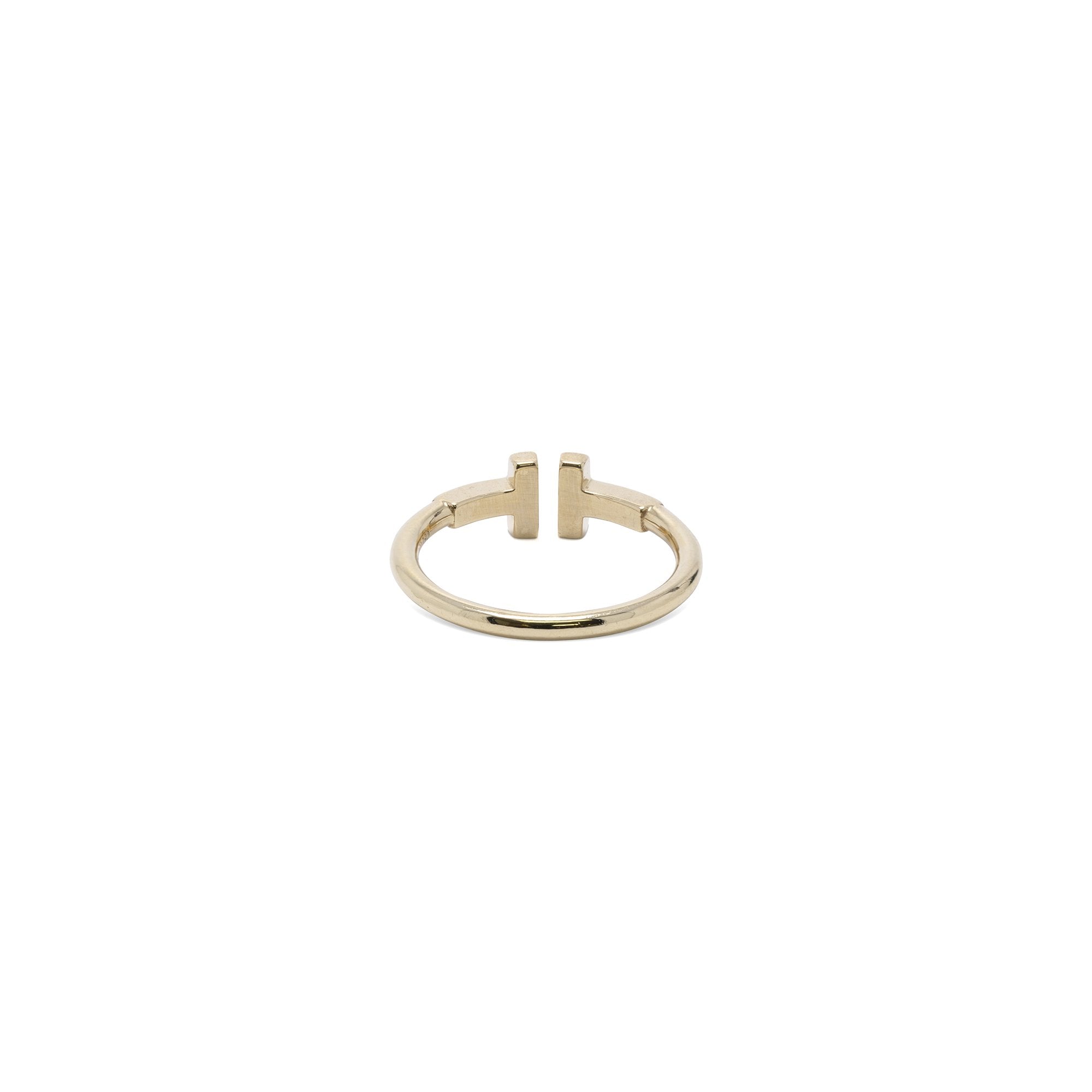 Tiffany & Co. 18k Gold T Wire Ring