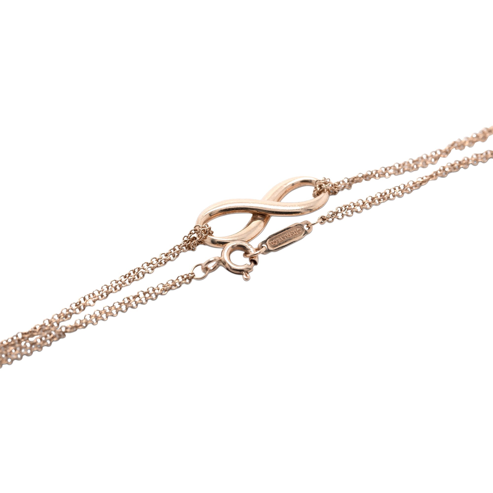 Tiffany & Co. 18k Rose Gold Infinity Bracelet