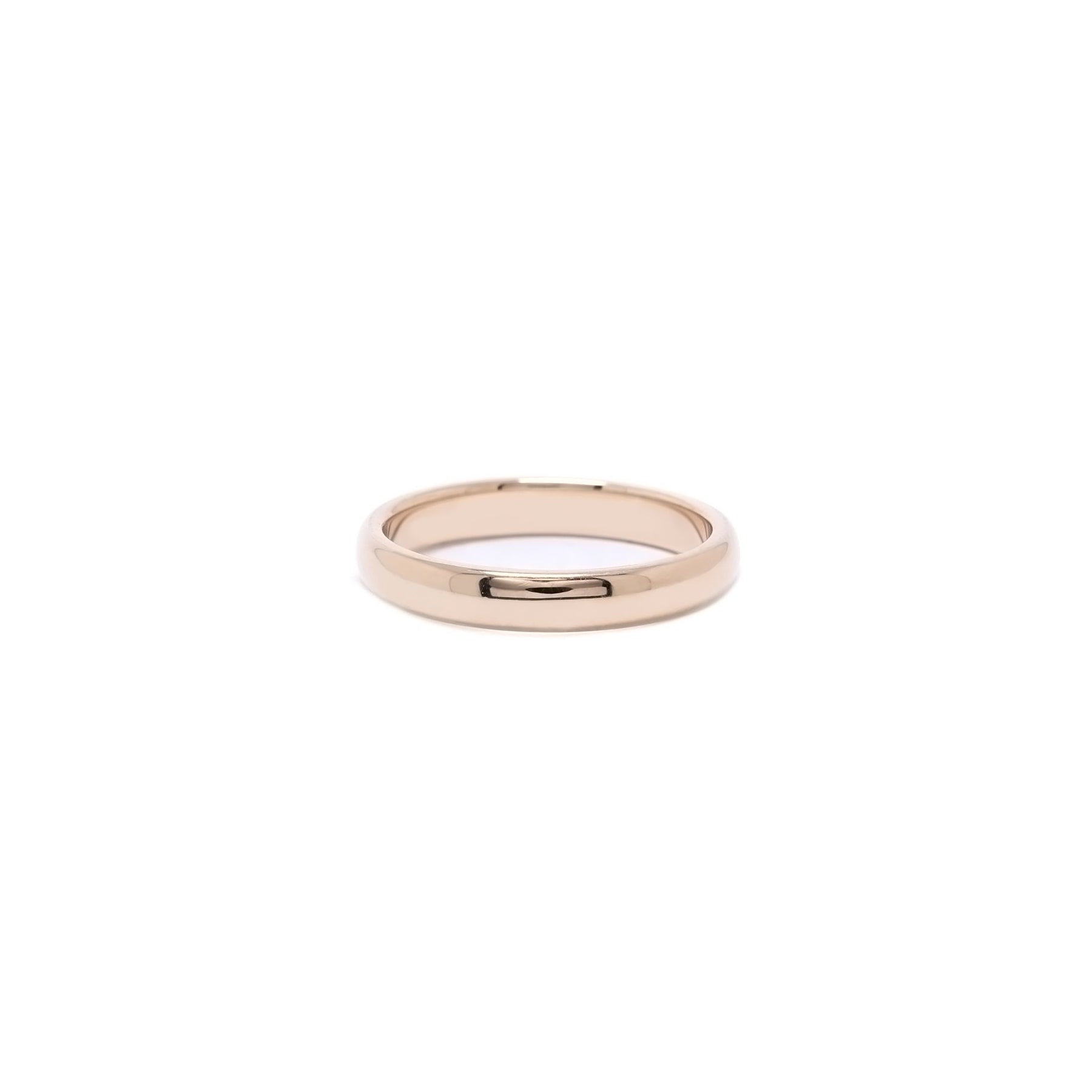 Tiffany & Co. 18k Rose Gold Notes "Tiffany & Co." Band Ring