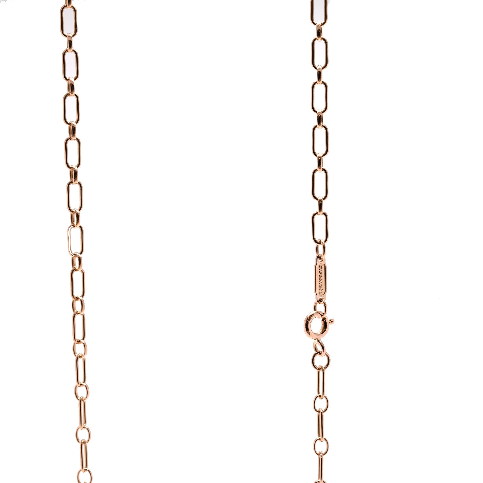 Tiffany & Co. 18k Rose Gold Oval Link Chain