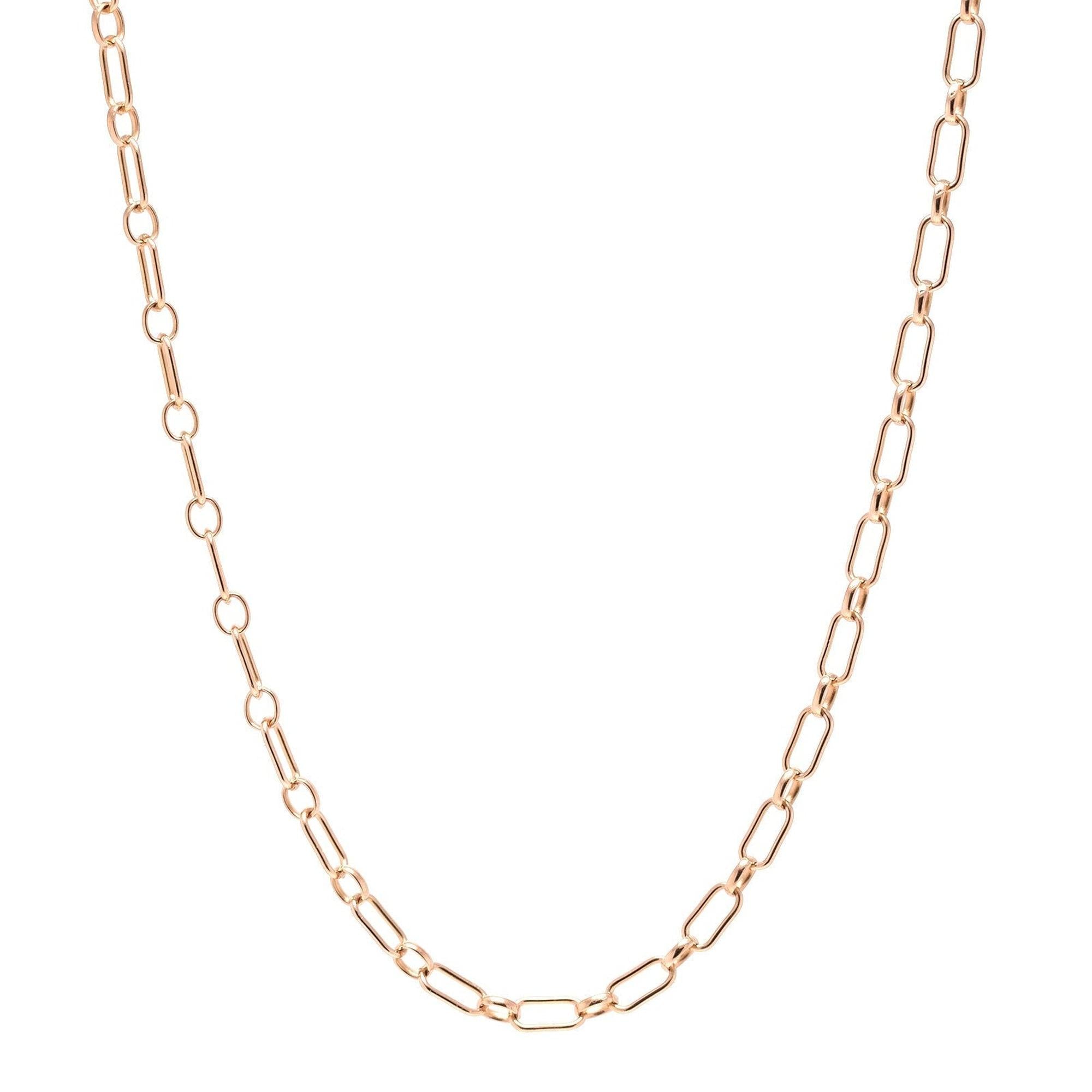 Tiffany & Co. 18k Rose Gold Oval Link Chain