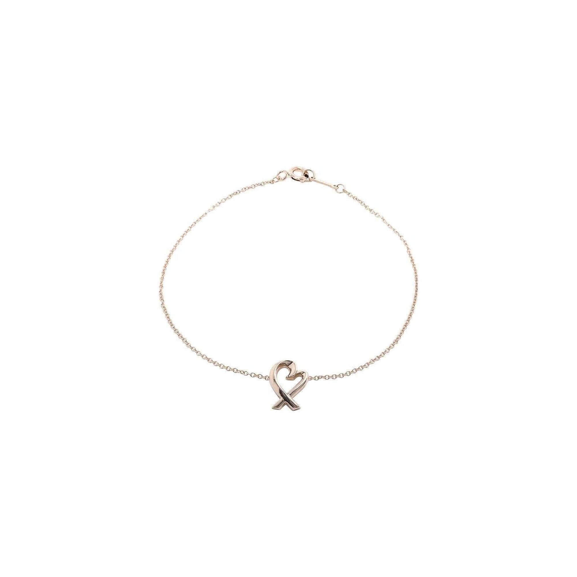 Tiffany & Co. 18k Rose Gold Paloma Picasso Loving Heart Bracelet