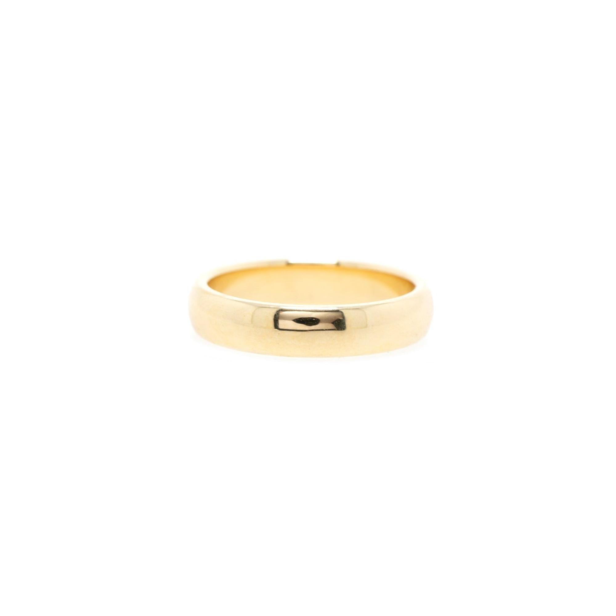 Tiffany & Co. 18k Yellow Gold Forever Wedding Band Ring