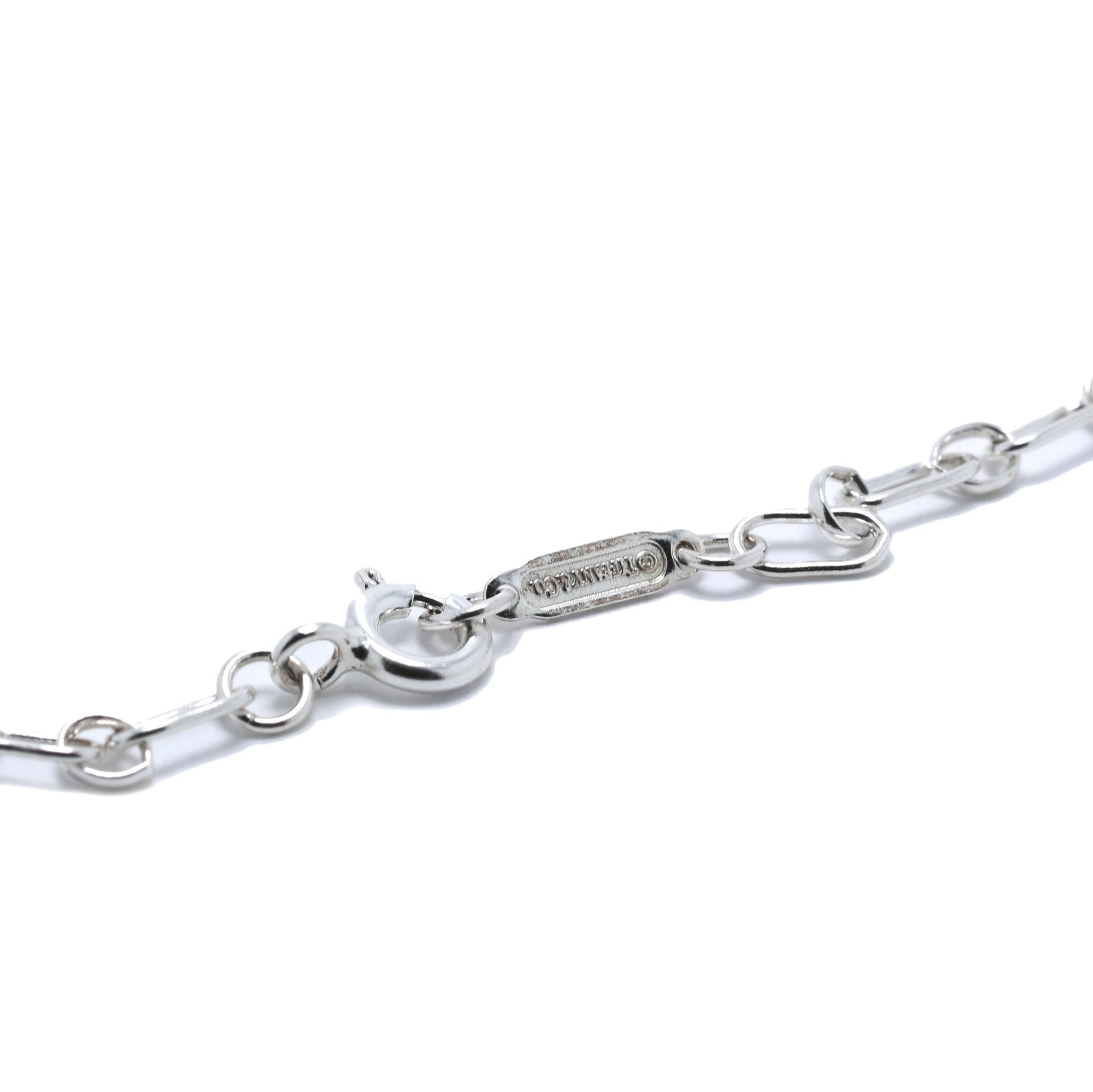 Tiffany & Co. Alphabet Letter 'R' Heart Tag Pendant Necklace