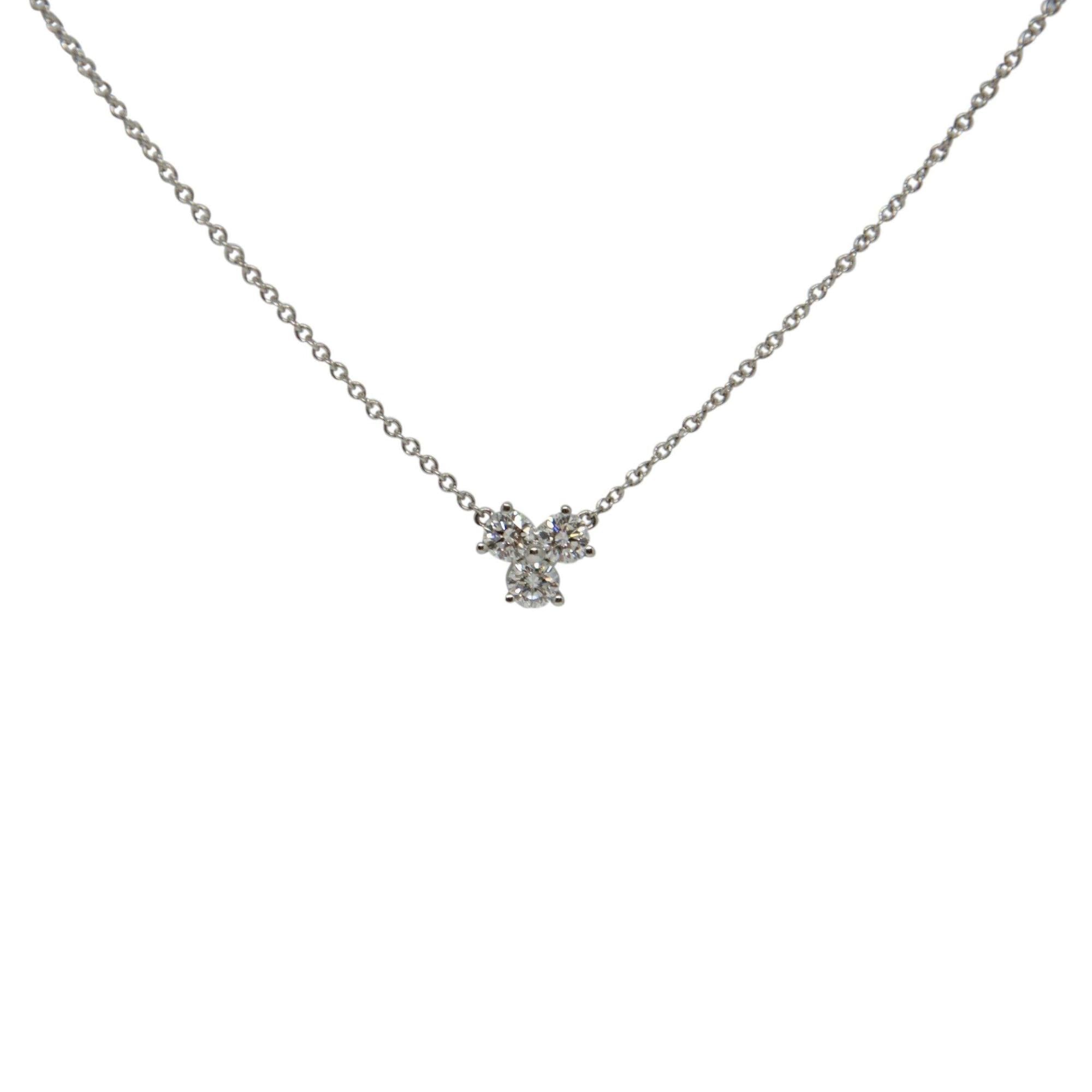 Tiffany & Co. Aria Diamond Pendant Necklace