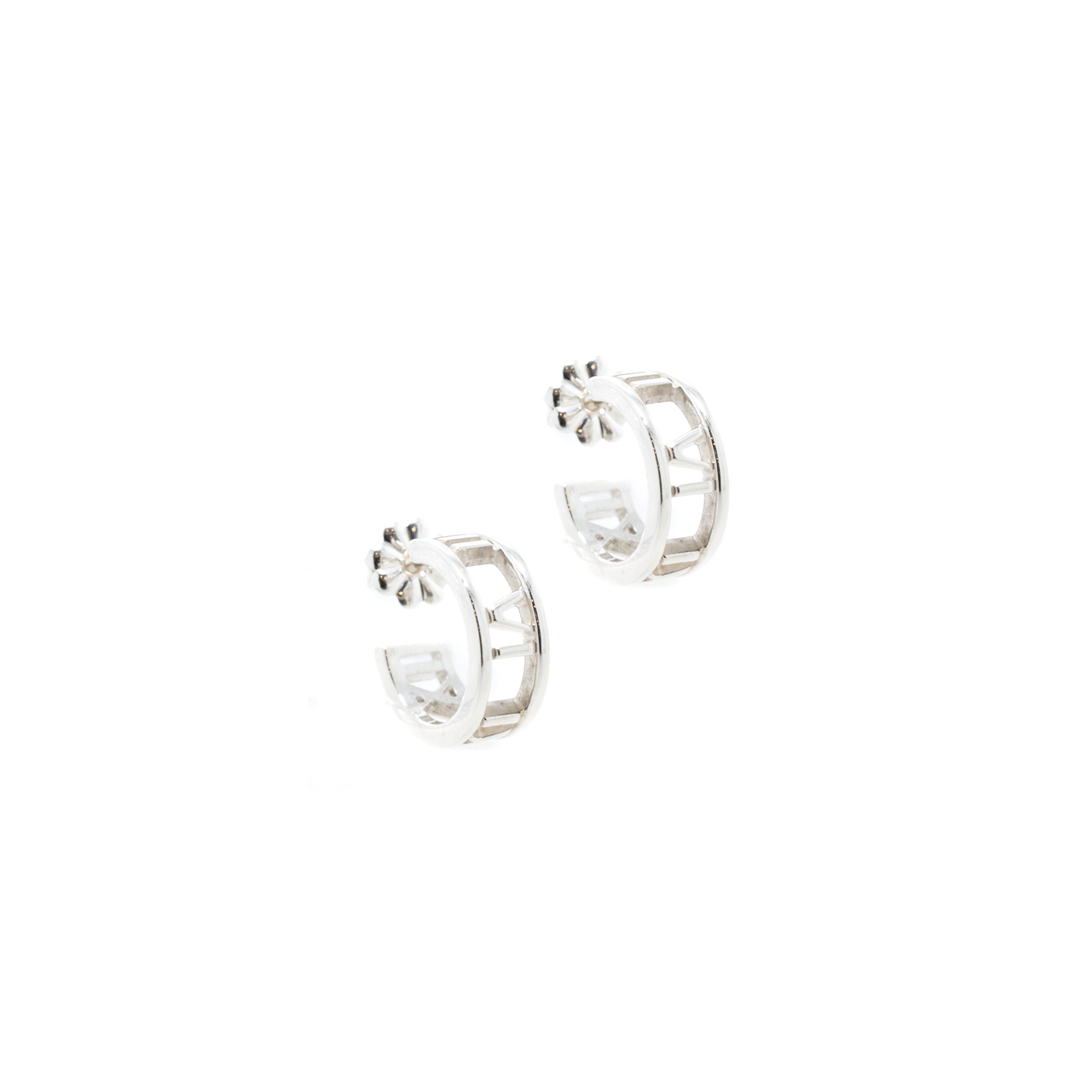 Tiffany & Co. Atlas Mini Open Hoop Earrings