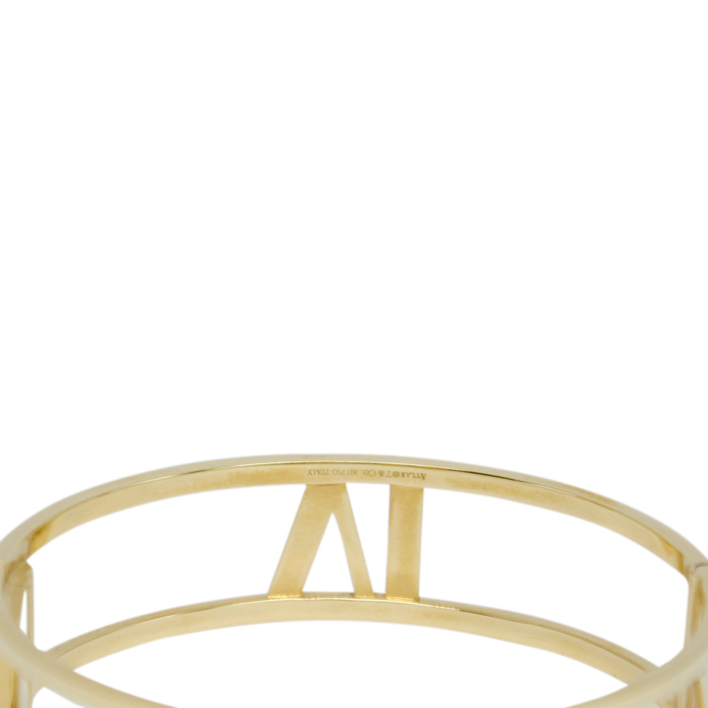 Tiffany & Co. Atlas Open Hinged Bangle Bracelet