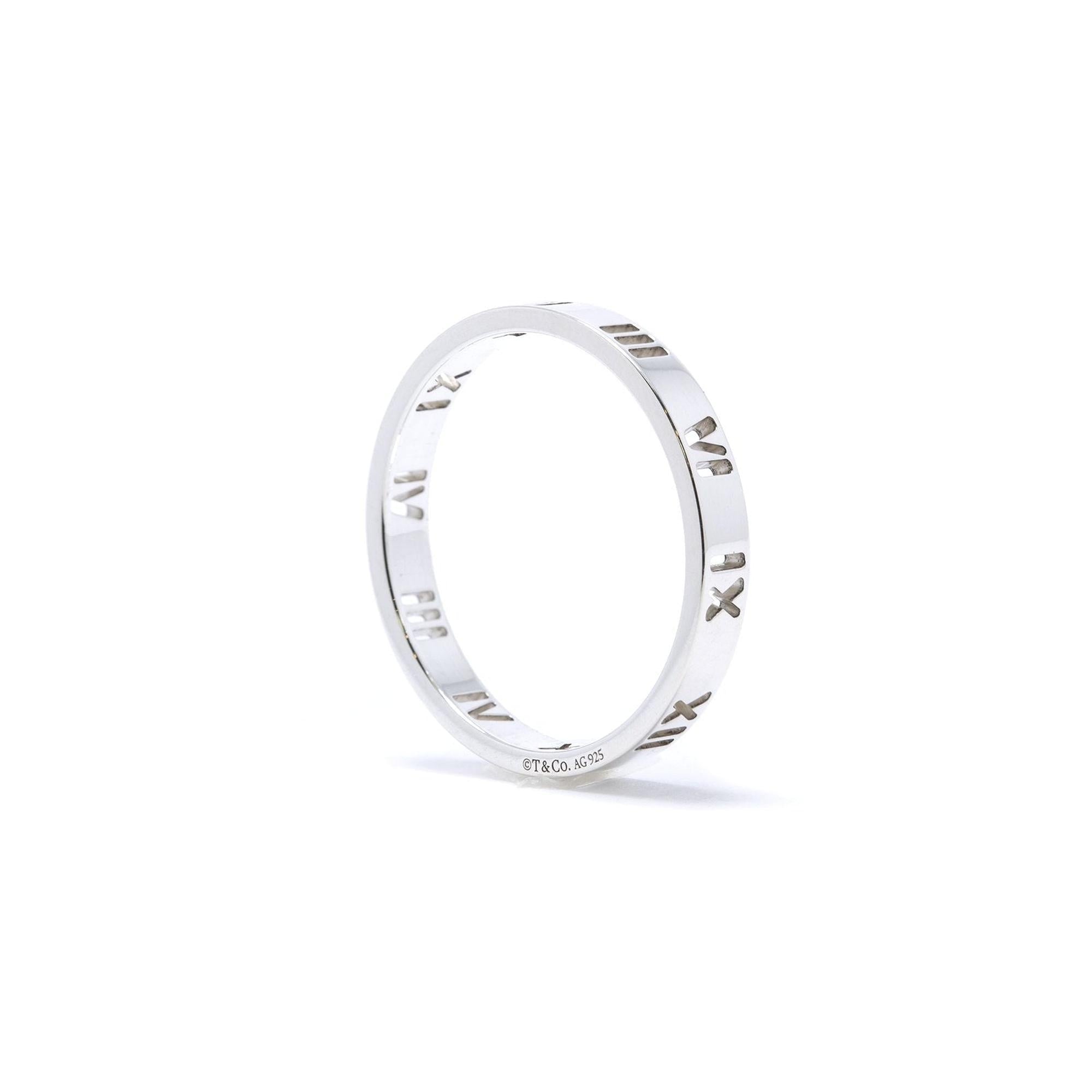 Tiffany & Co. Atlas Pierced Narrow Ring