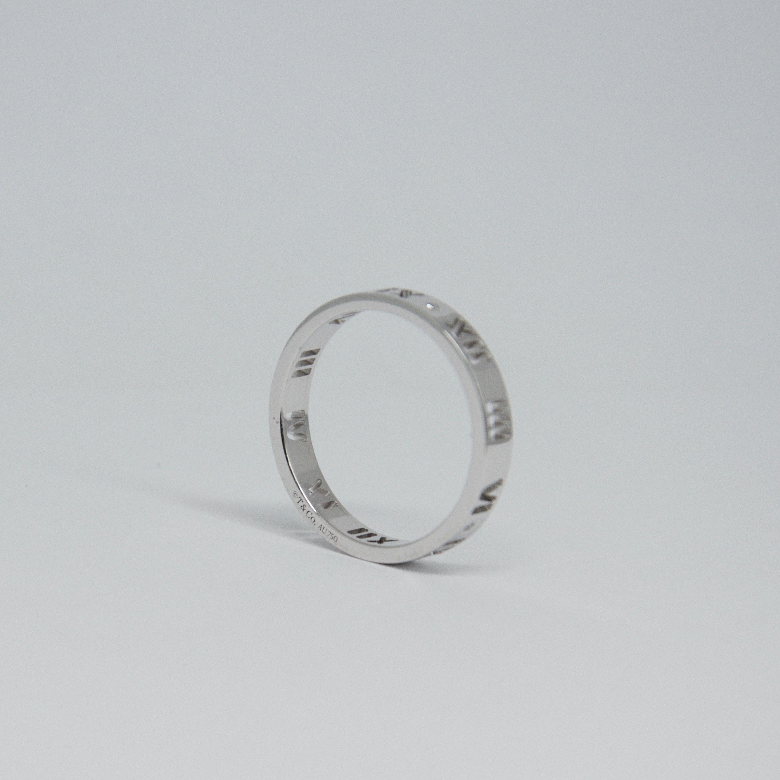 Tiffany & Co. Atlas Pierced Ring with Diamonds