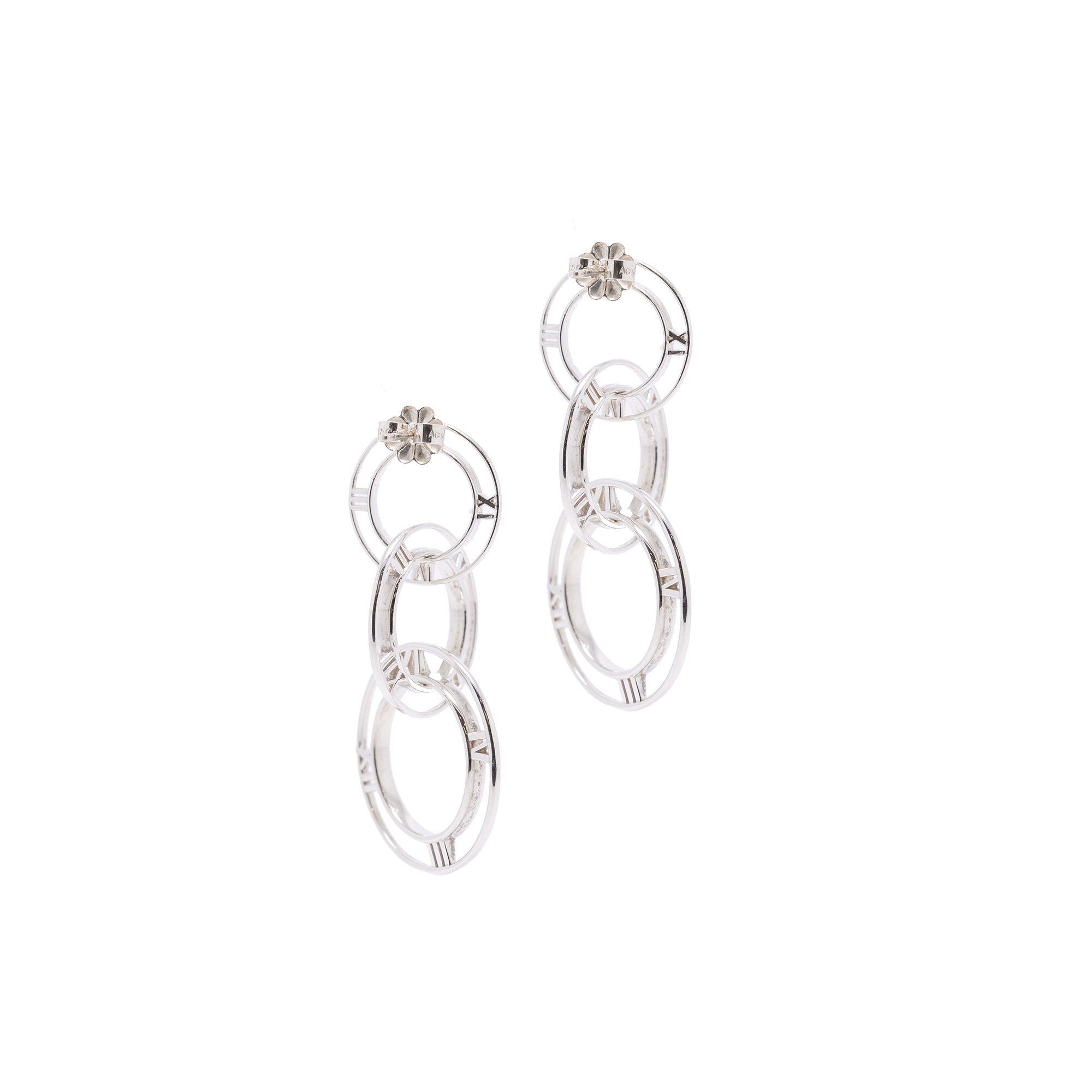 Tiffany & Co. Atlas Triple Drop Earrings