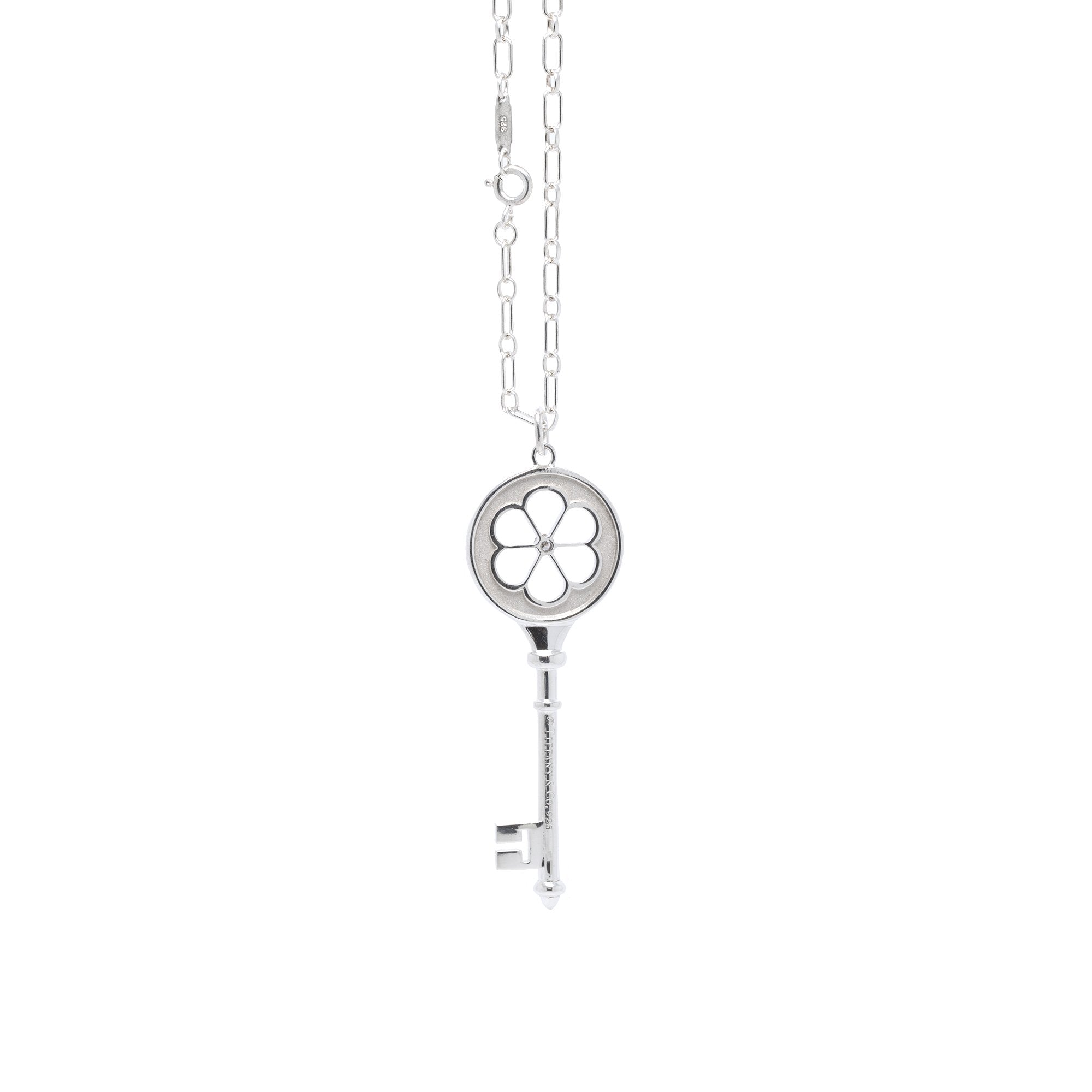 Tiffany & Co. Blossom Key Pendant Necklace with Diamond