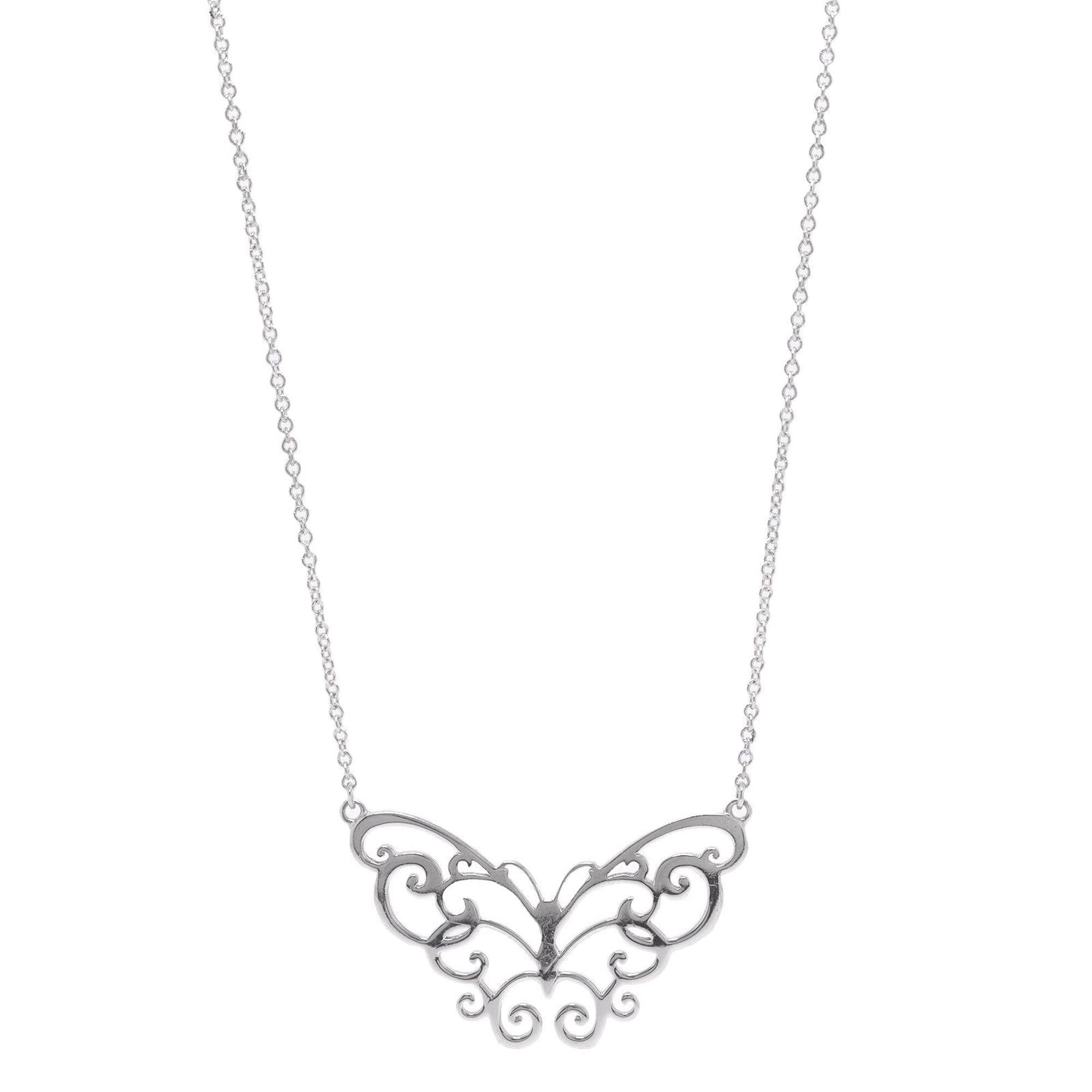 Tiffany & Co. Butterfly Pendant Necklace