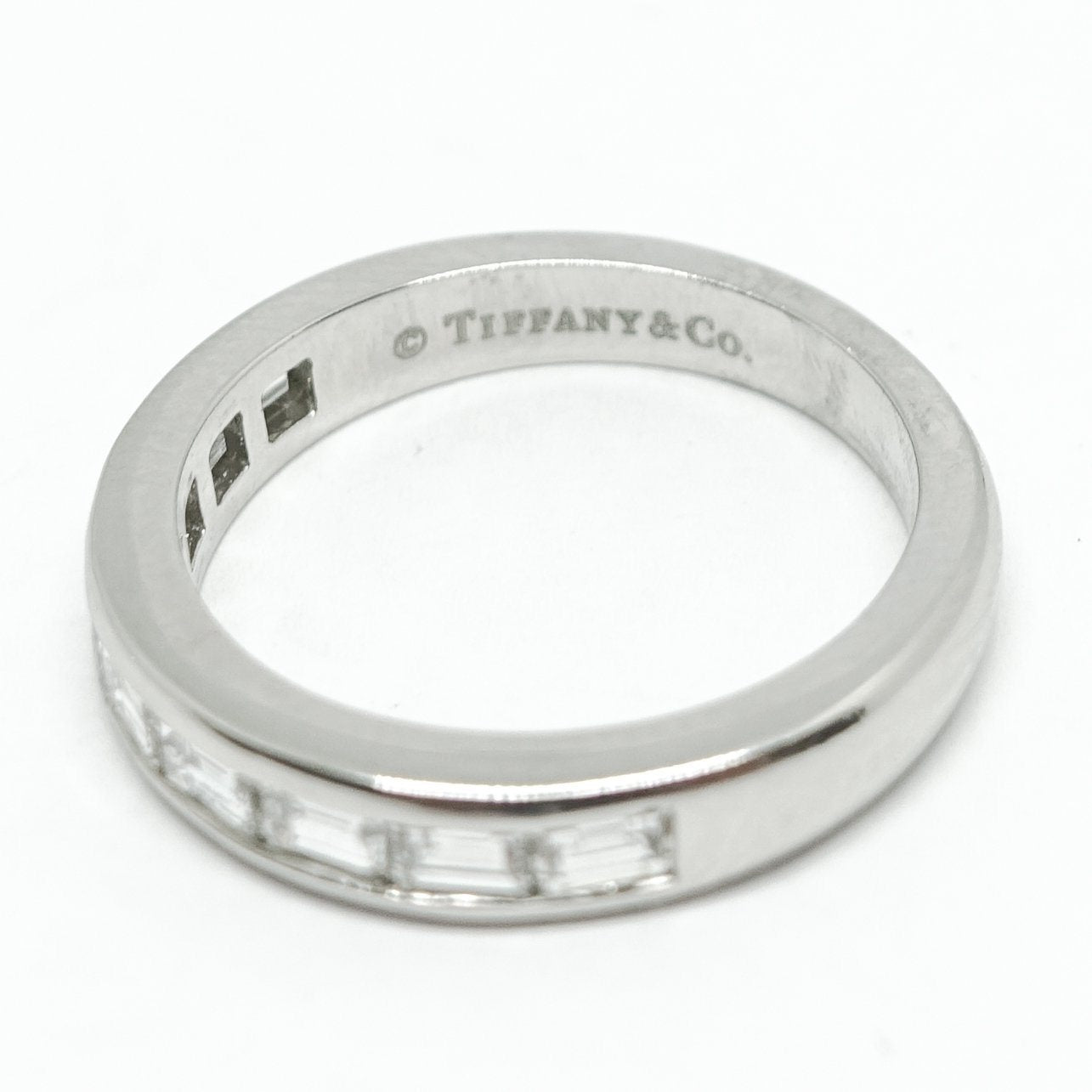 Tiffany & Co. Channel-Set Half Circle Diamond Baguette Band