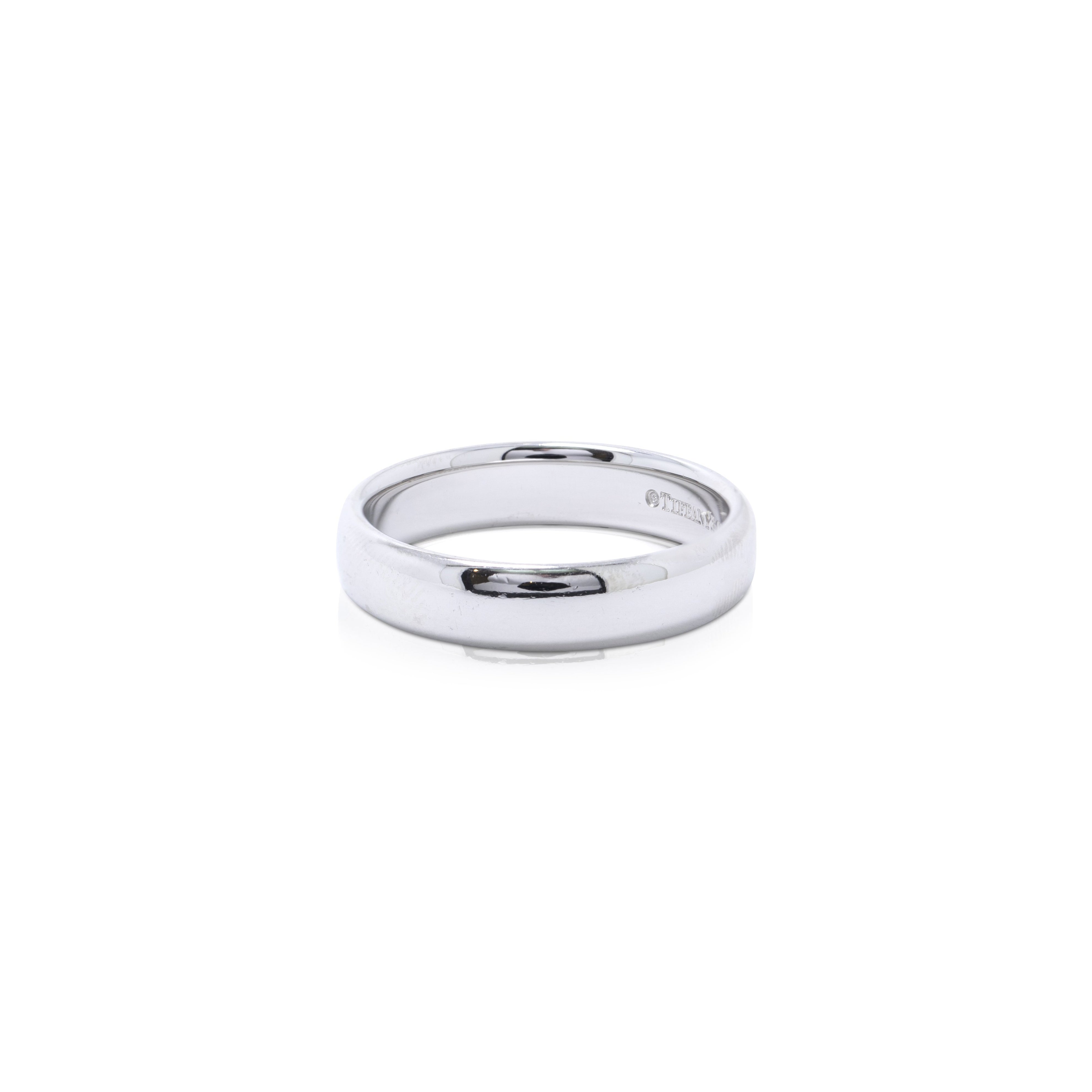 Tiffany & Co. Classic Platinum Band Ring