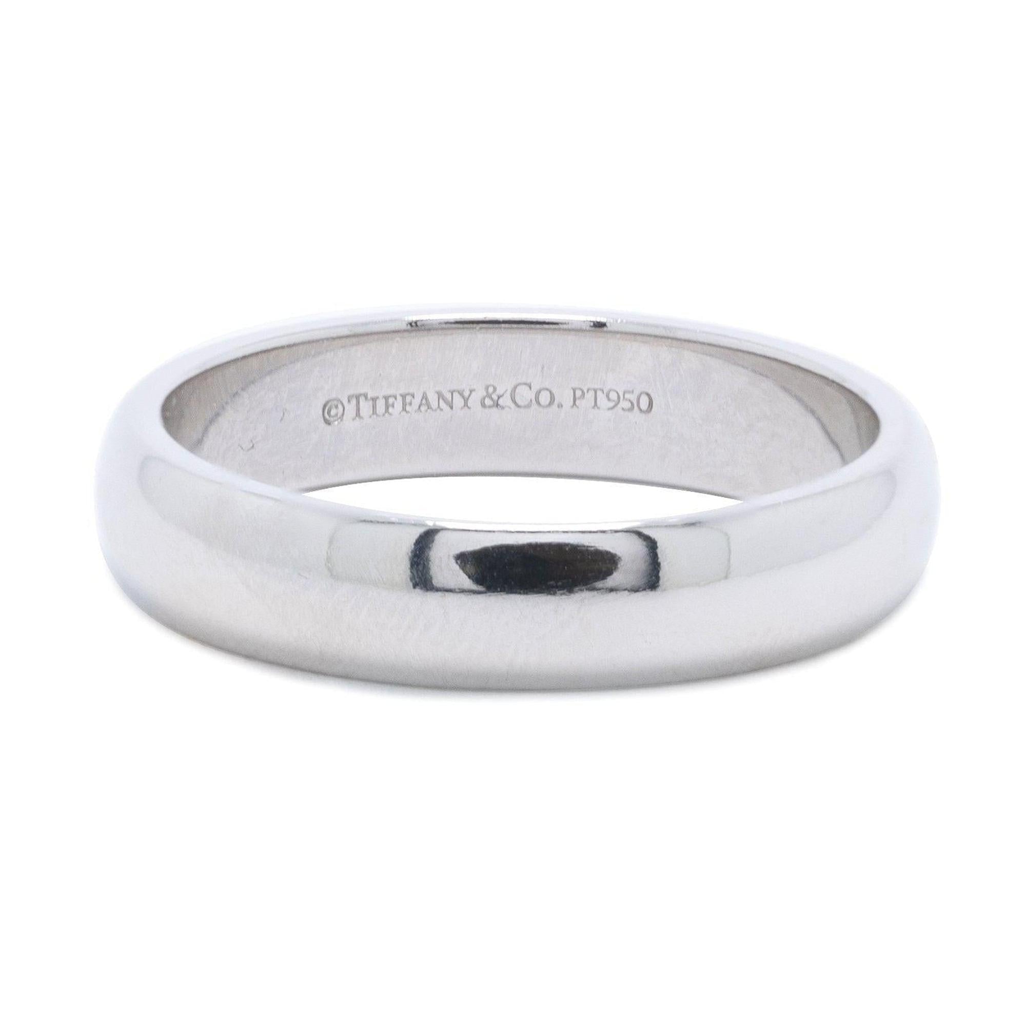 Tiffany & Co. Classic Platinum Wedding Band Ring