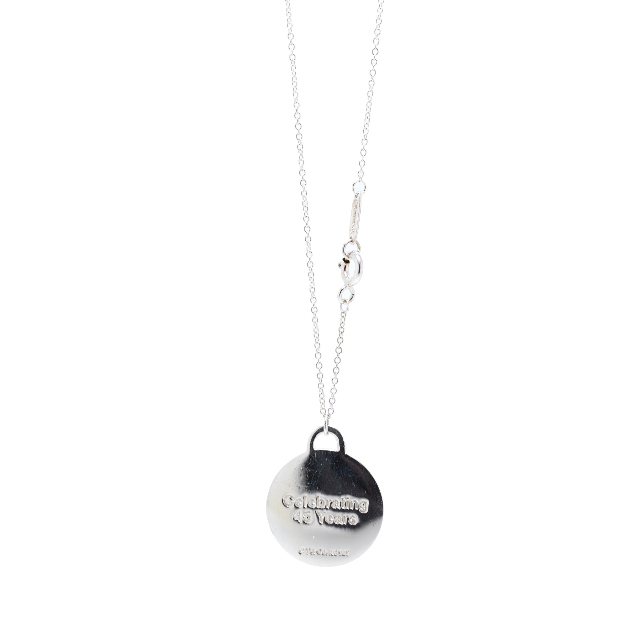 Tiffany & Co. Clinique Round Pendant Necklace