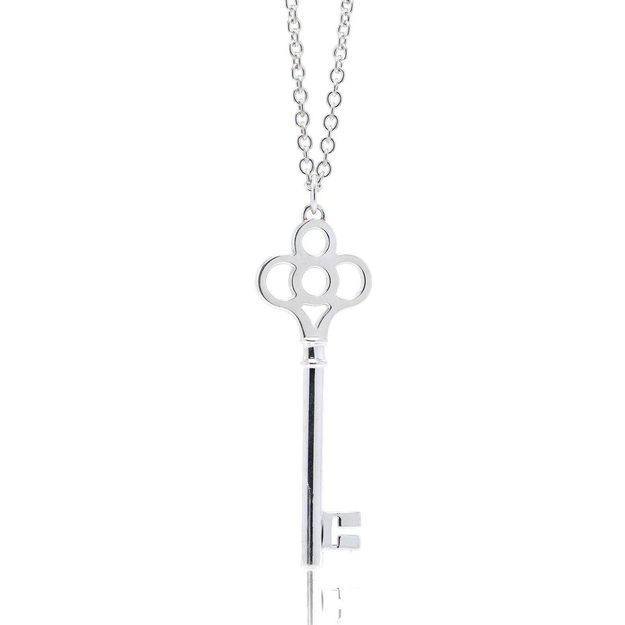 Tiffany & Co. Crown Key Pendant Necklace