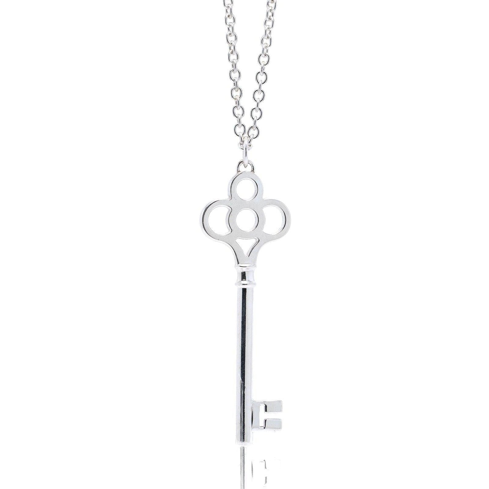Tiffany & Co. Crown Key Pendant Necklace