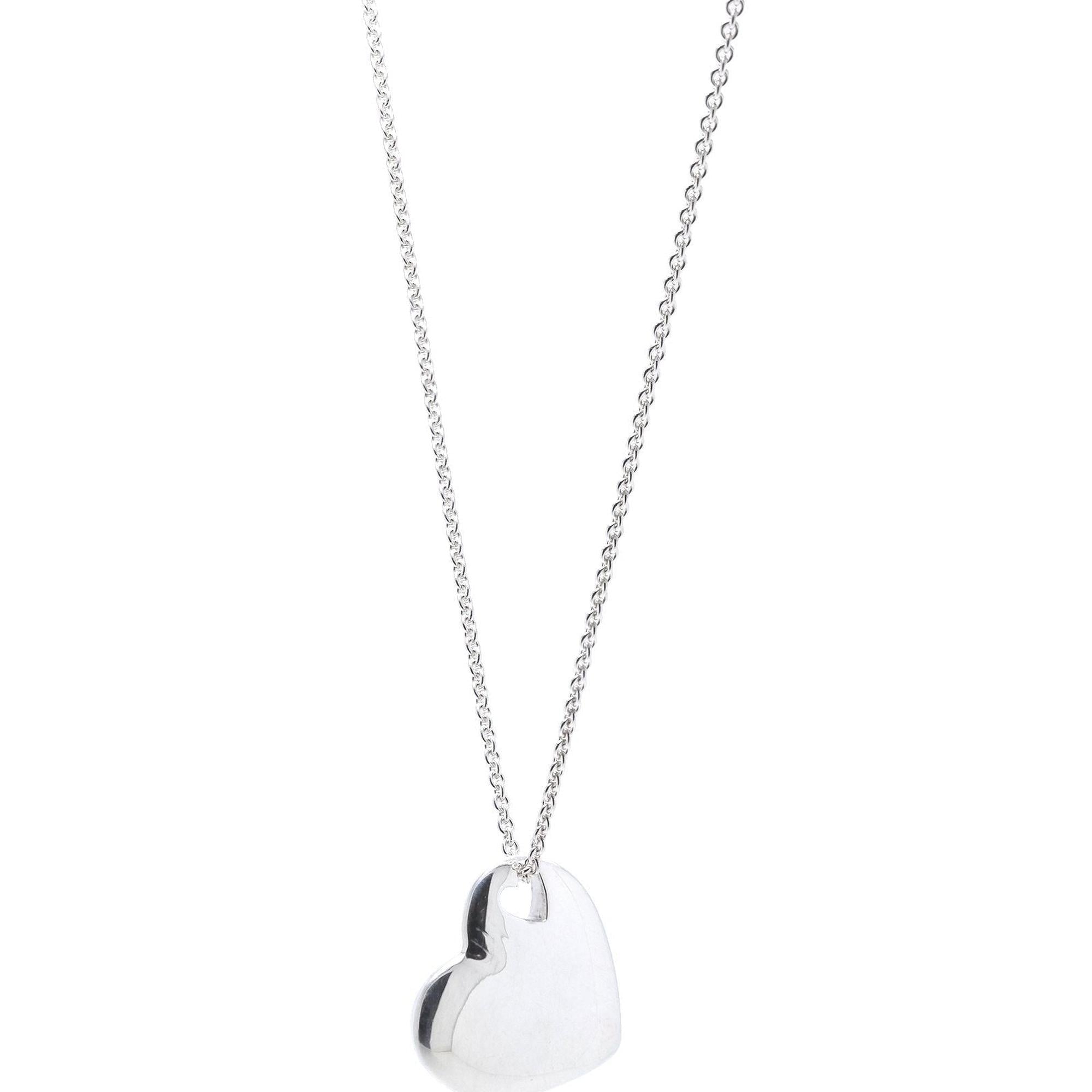 Tiffany & Co. Cutout Heart Pendant Necklace