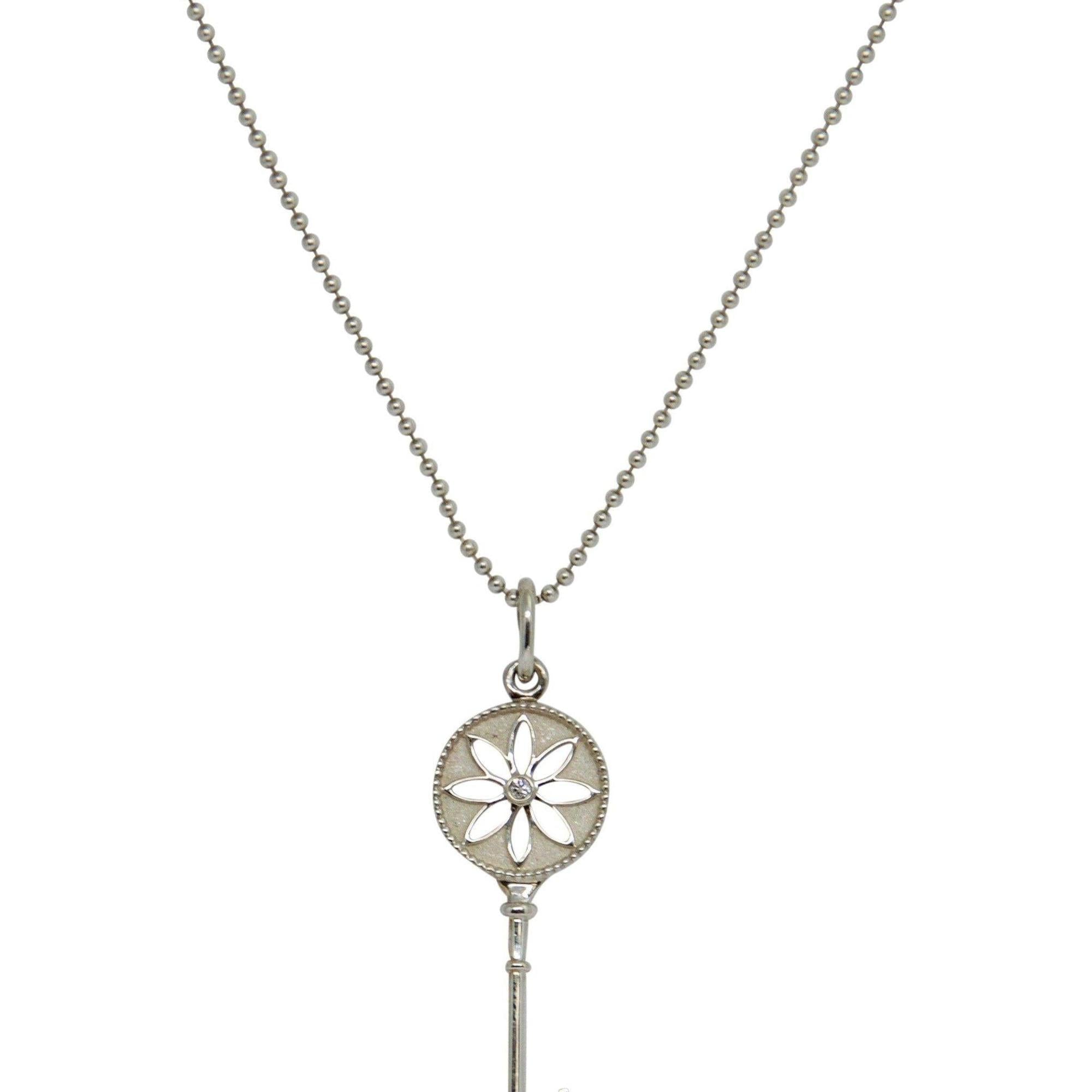Tiffany & Co. Daisy Key Pendant Necklace