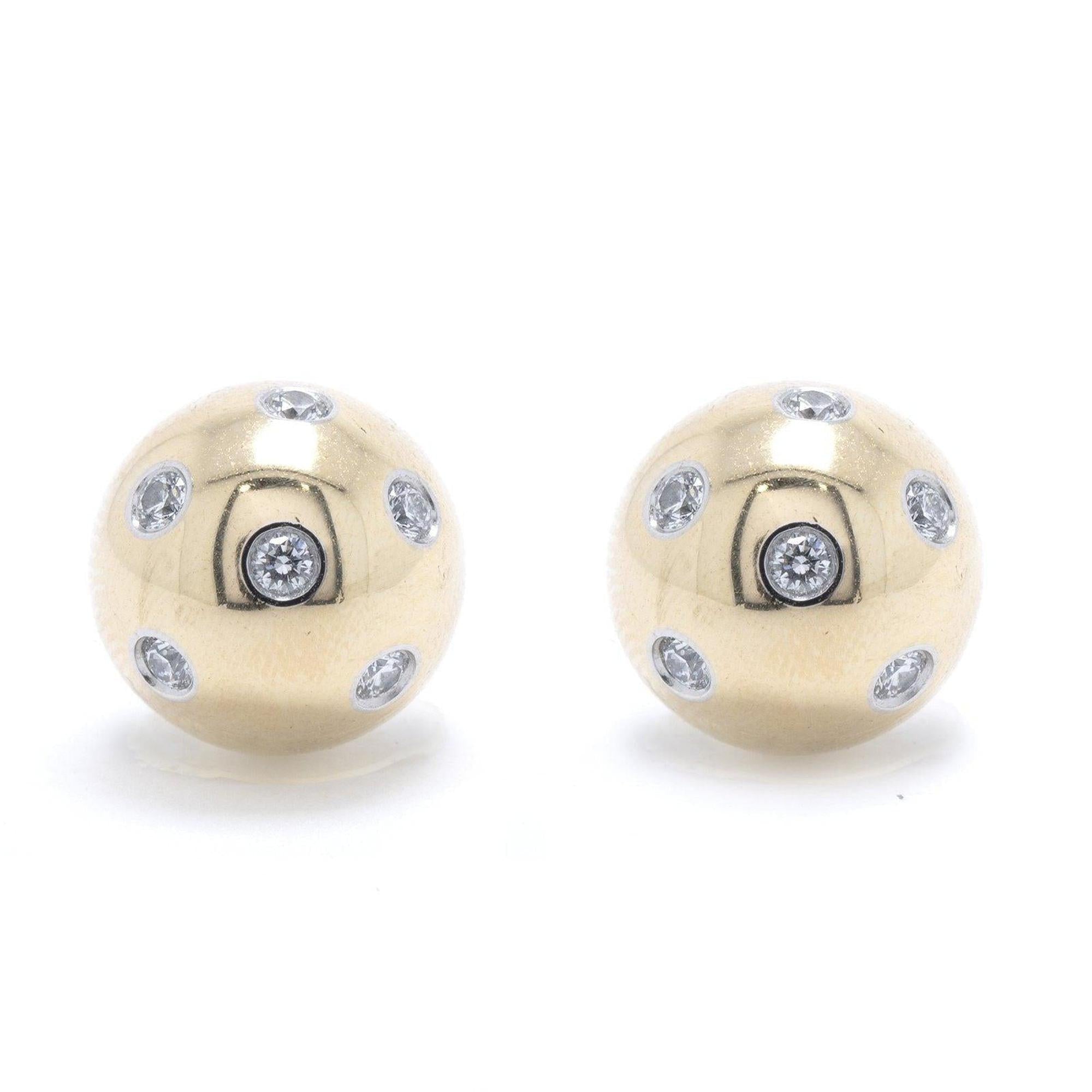Tiffany & Co. Diamond Etoile Ball Earrings