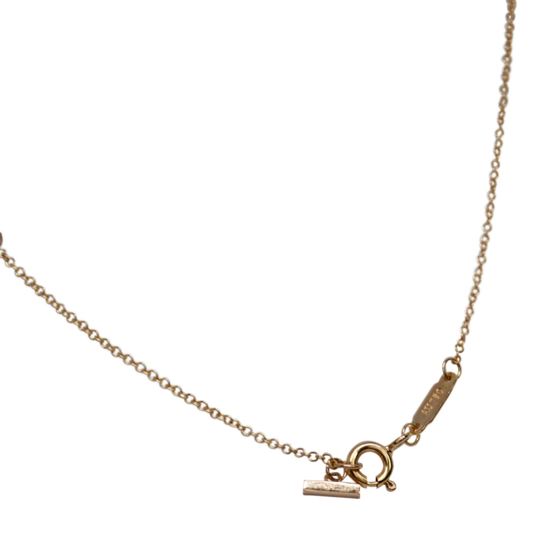 Tiffany & Co. Diamond T Smile Pendant Necklace