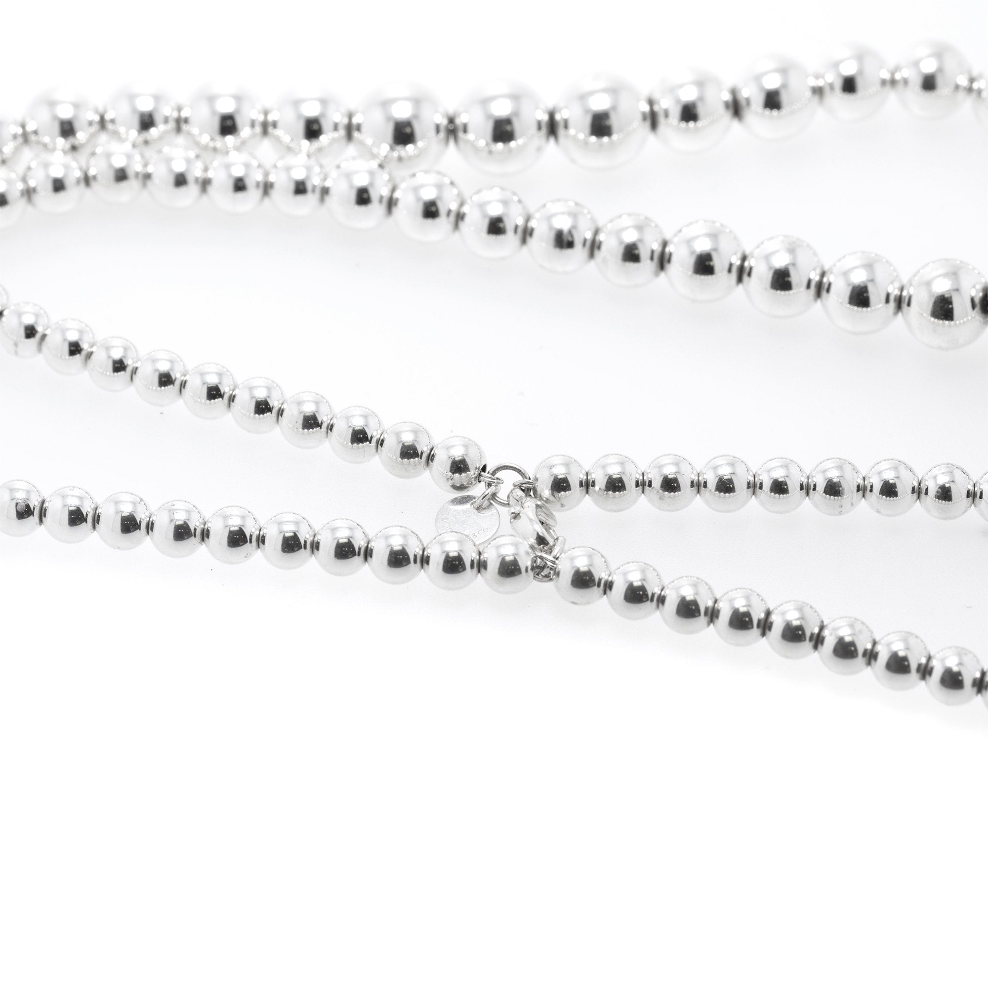 Tiffany & Co. Double Strand HardWear Graduated Ball Necklace