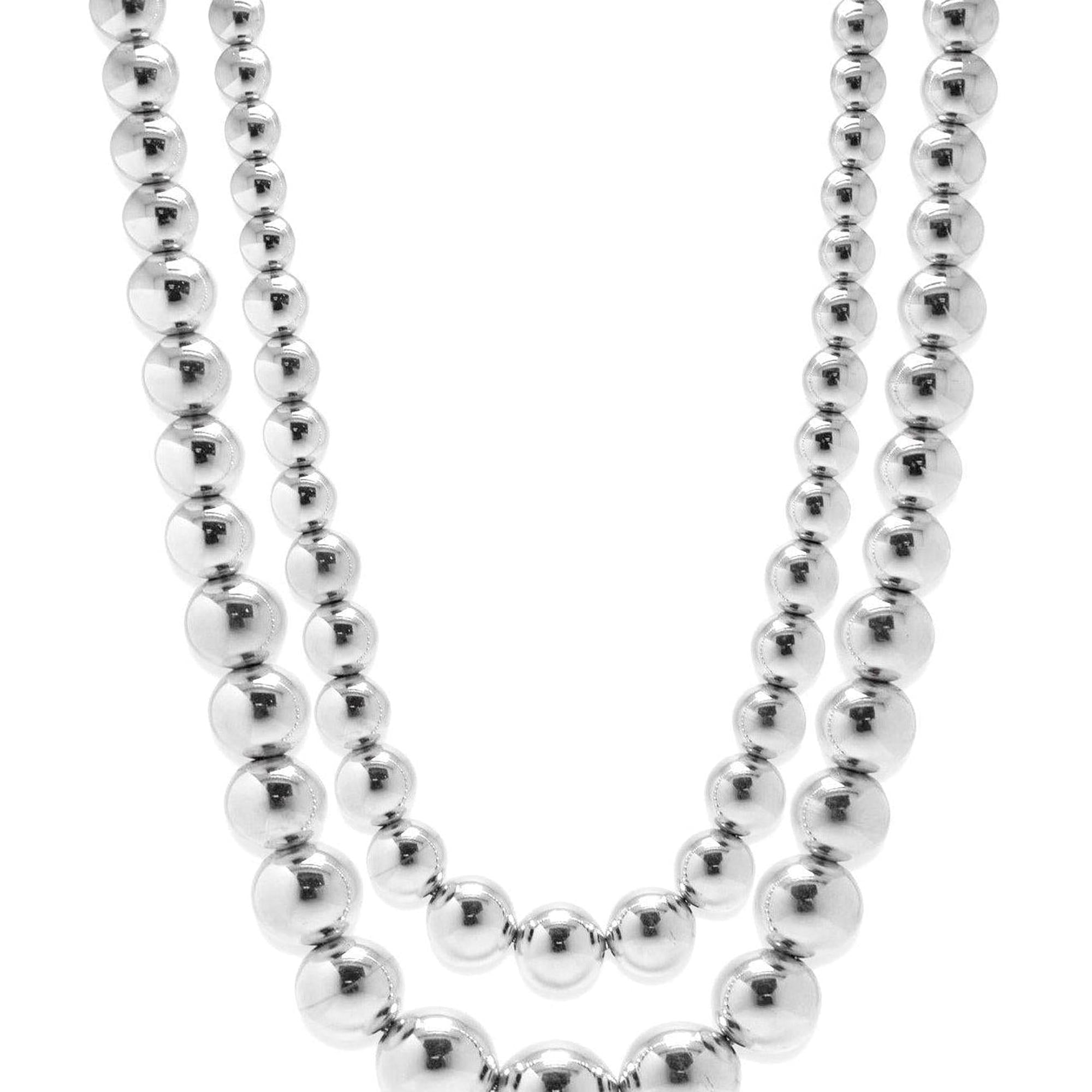 Tiffany & Co. Double Strand HardWear Graduated Ball Necklace