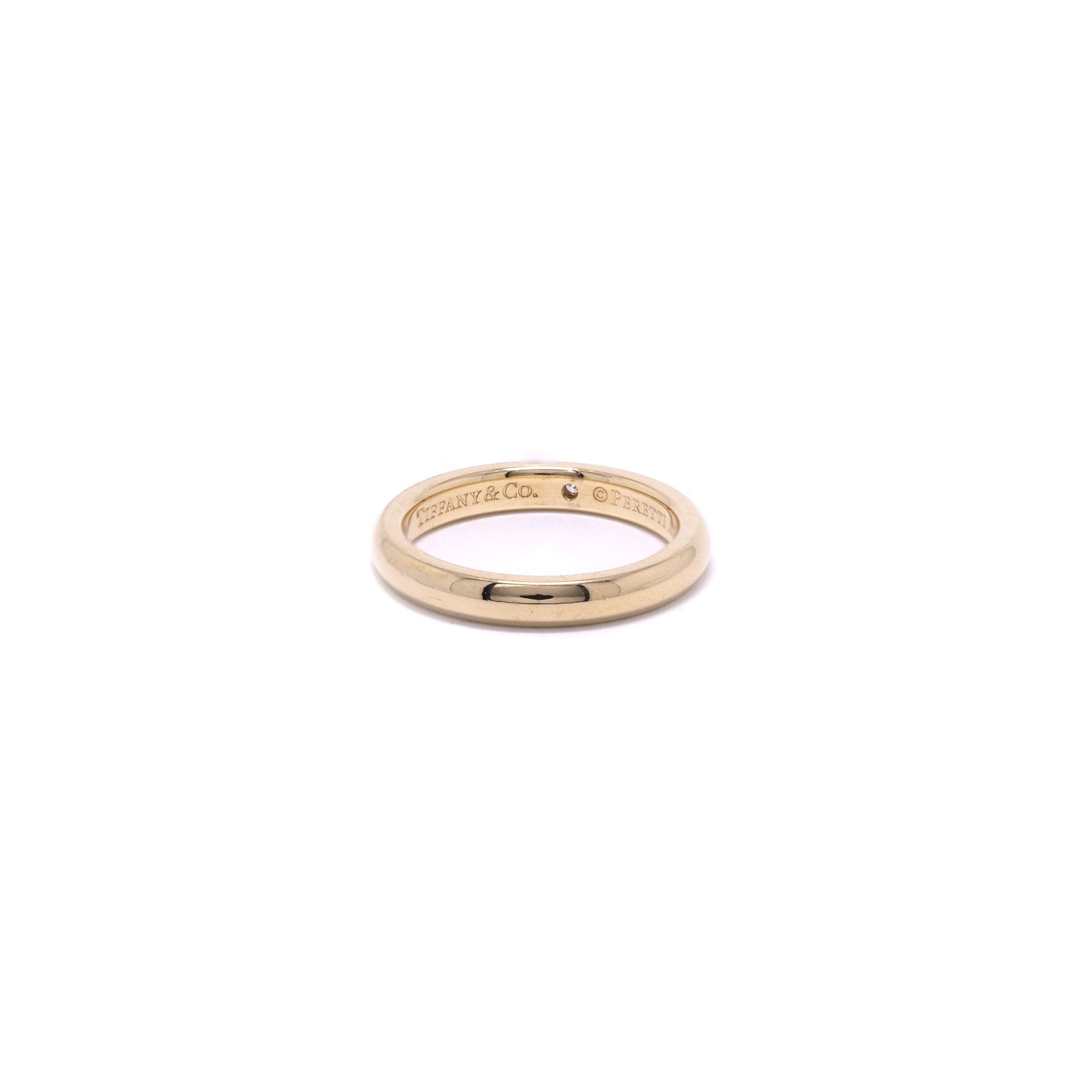Tiffany & Co. Elsa Peretti 18k Gold Diamond Band Ring