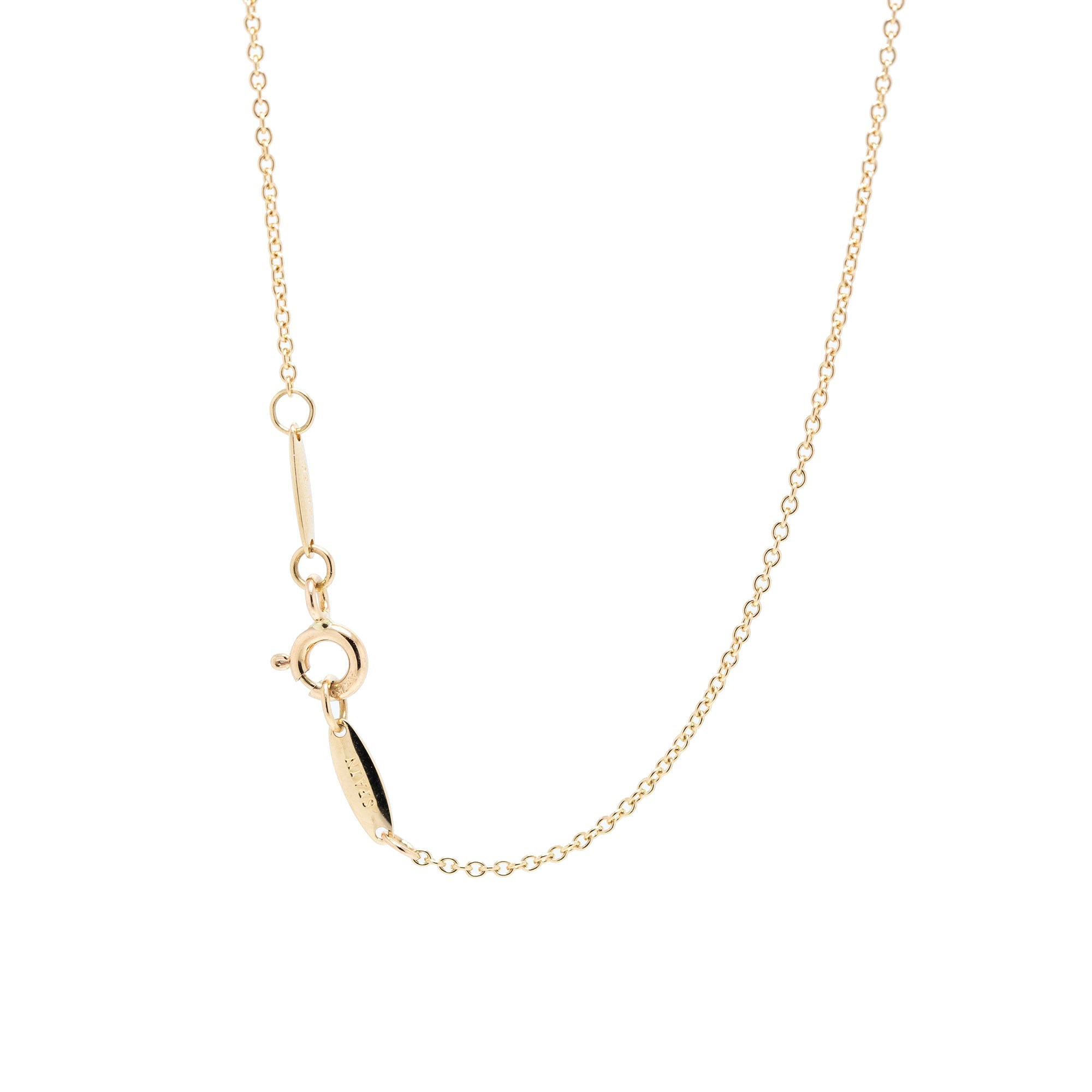 Tiffany & Co. Elsa Peretti 18k Gold Diamonds By The Yard Pendant Necklace