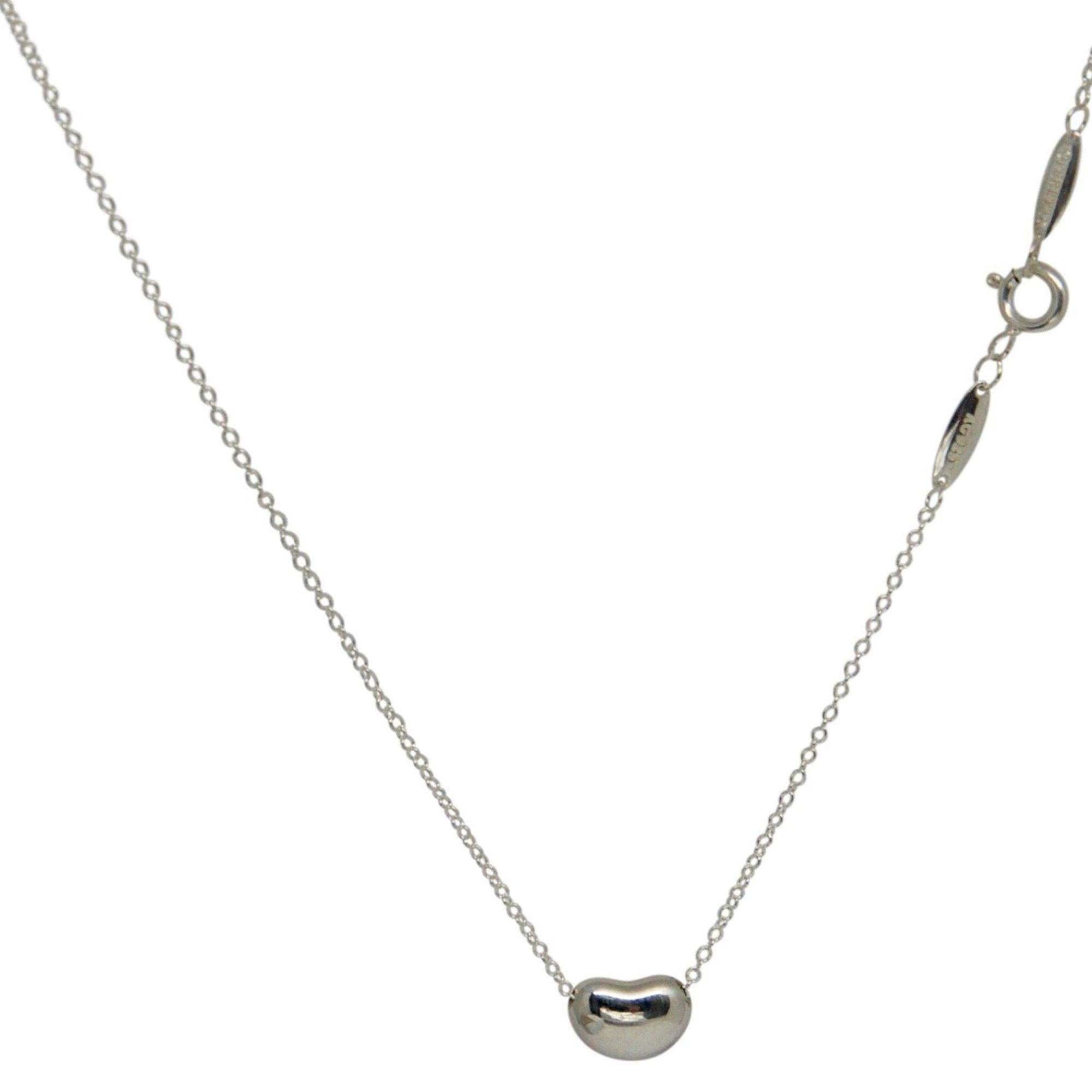 Tiffany & Co. Elsa Peretti Bean Pendant Necklace