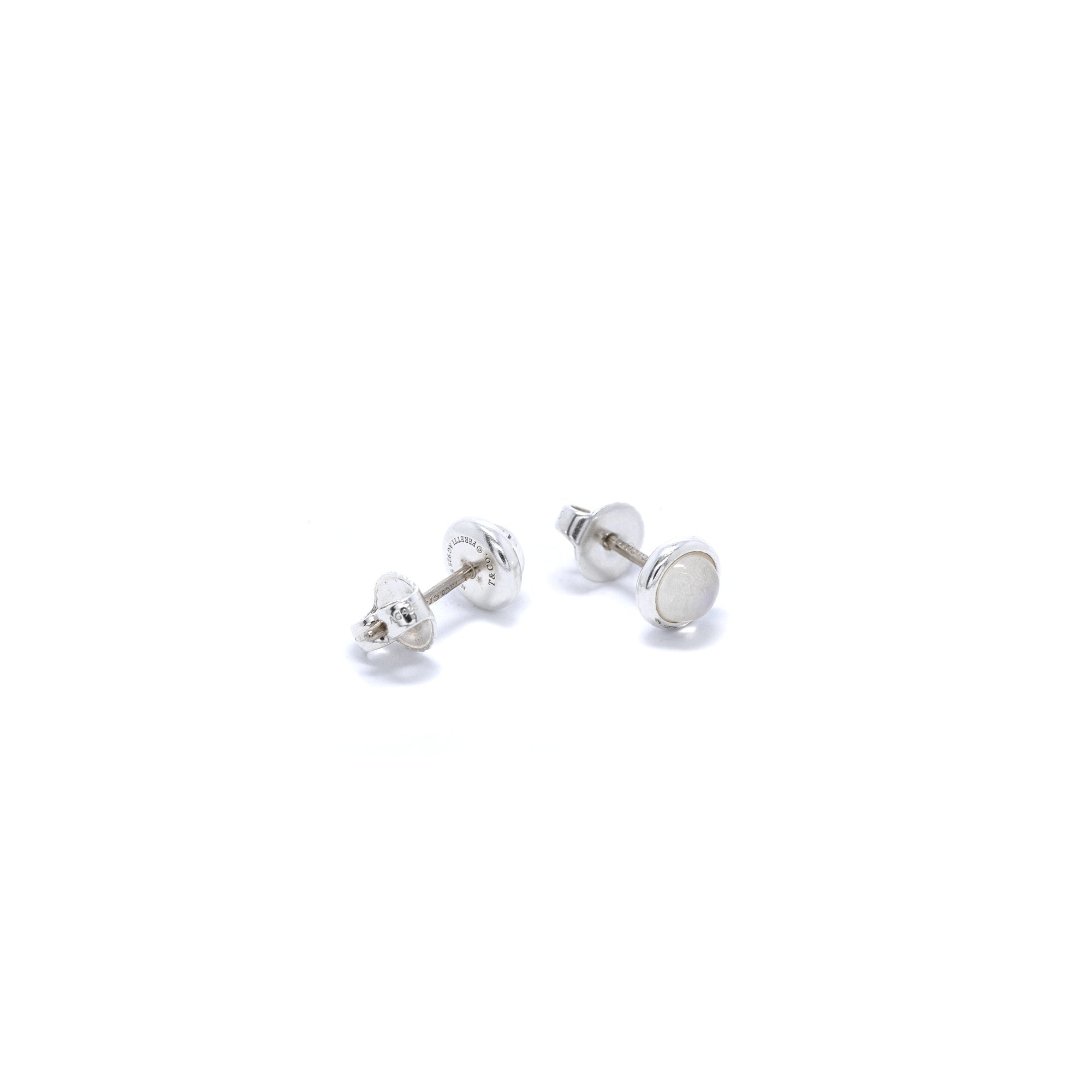 Tiffany & Co. Elsa Peretti Color by The Yard Rainbow Moonstone Earrings