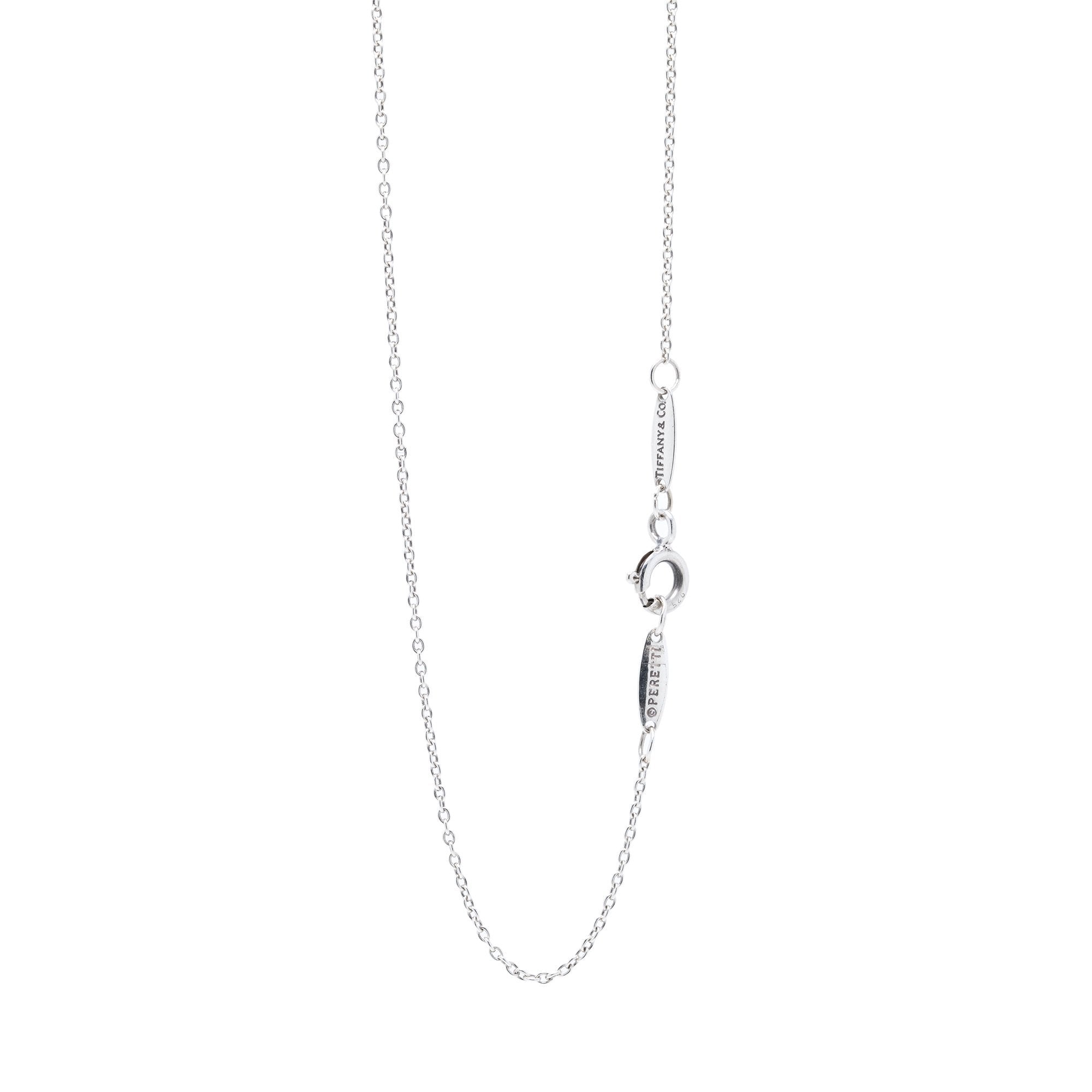 Tiffany & Co. Elsa Peretti Color by the Yard Aquamarine Pendant Necklace