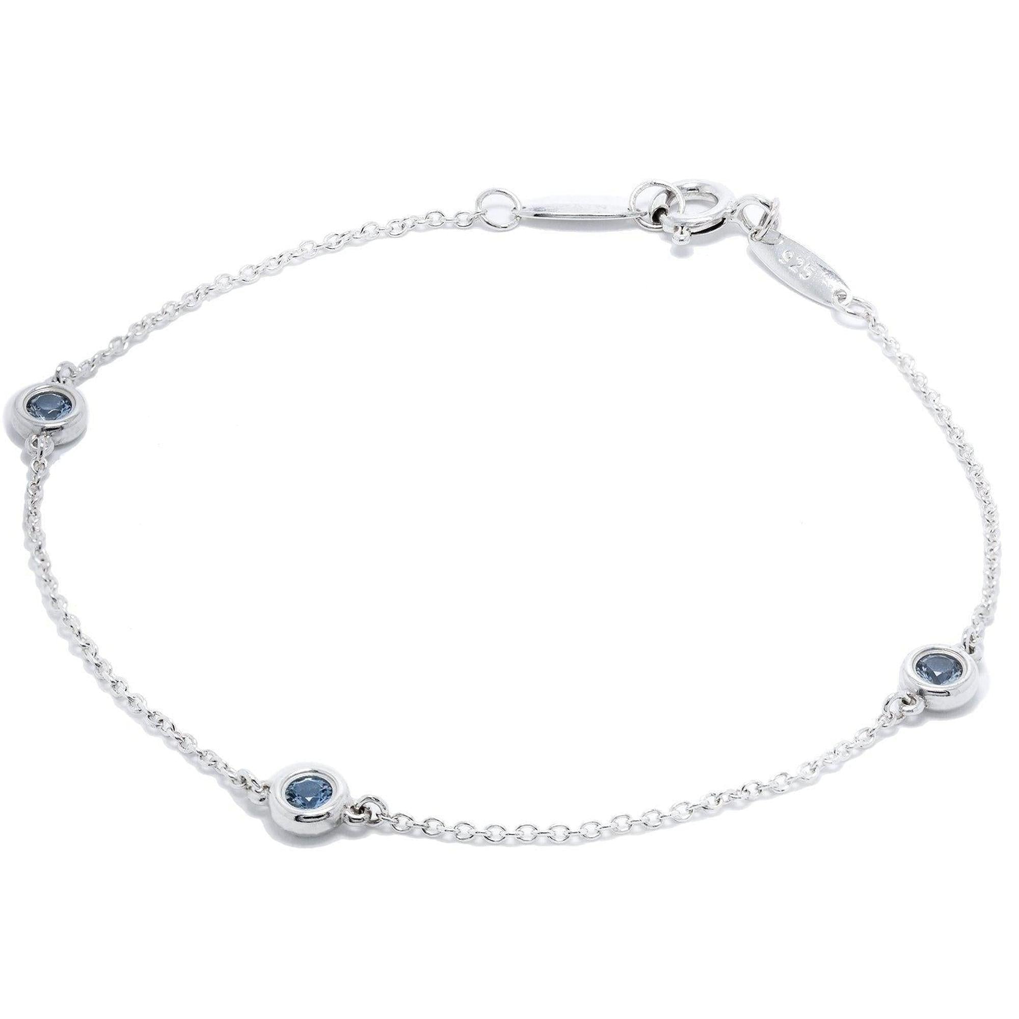 Tiffany & Co. Elsa Peretti Color by the Yard Bracelet with Aquamarine