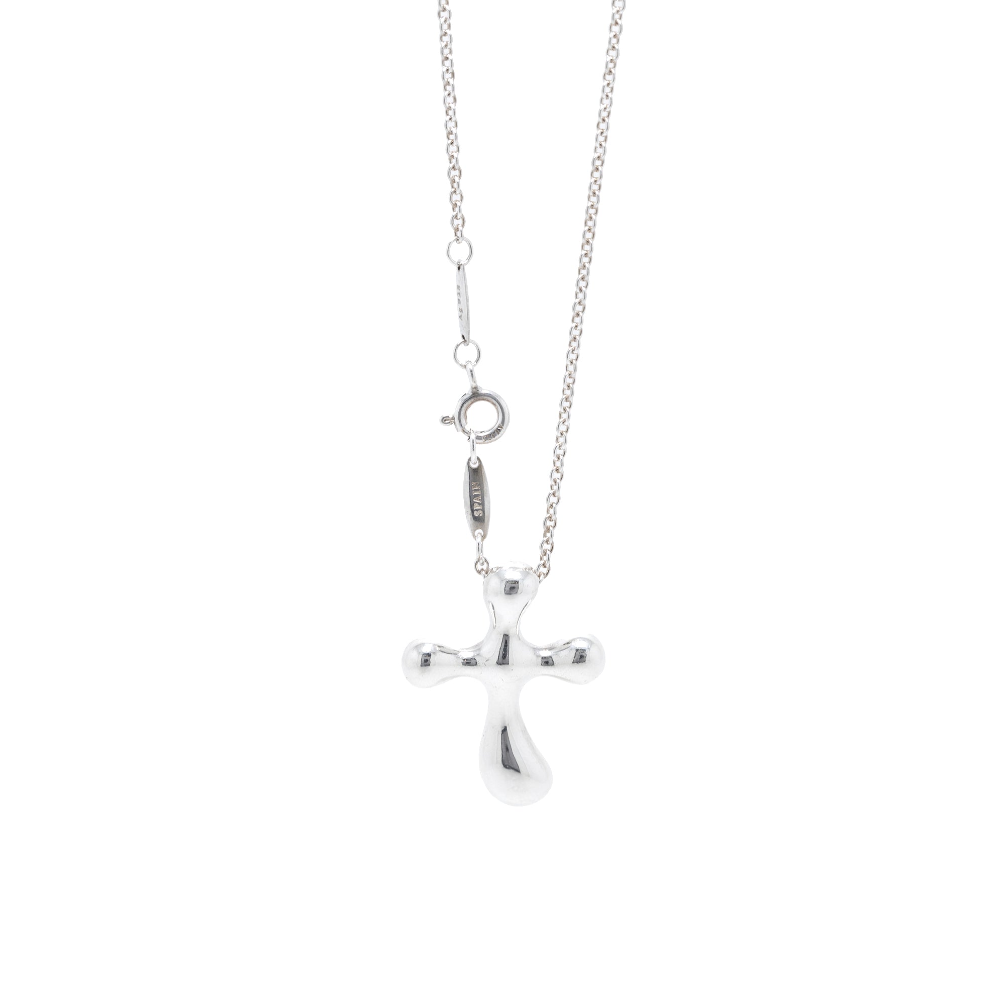 Tiffany & Co. Elsa Peretti Cross Pendant Necklace