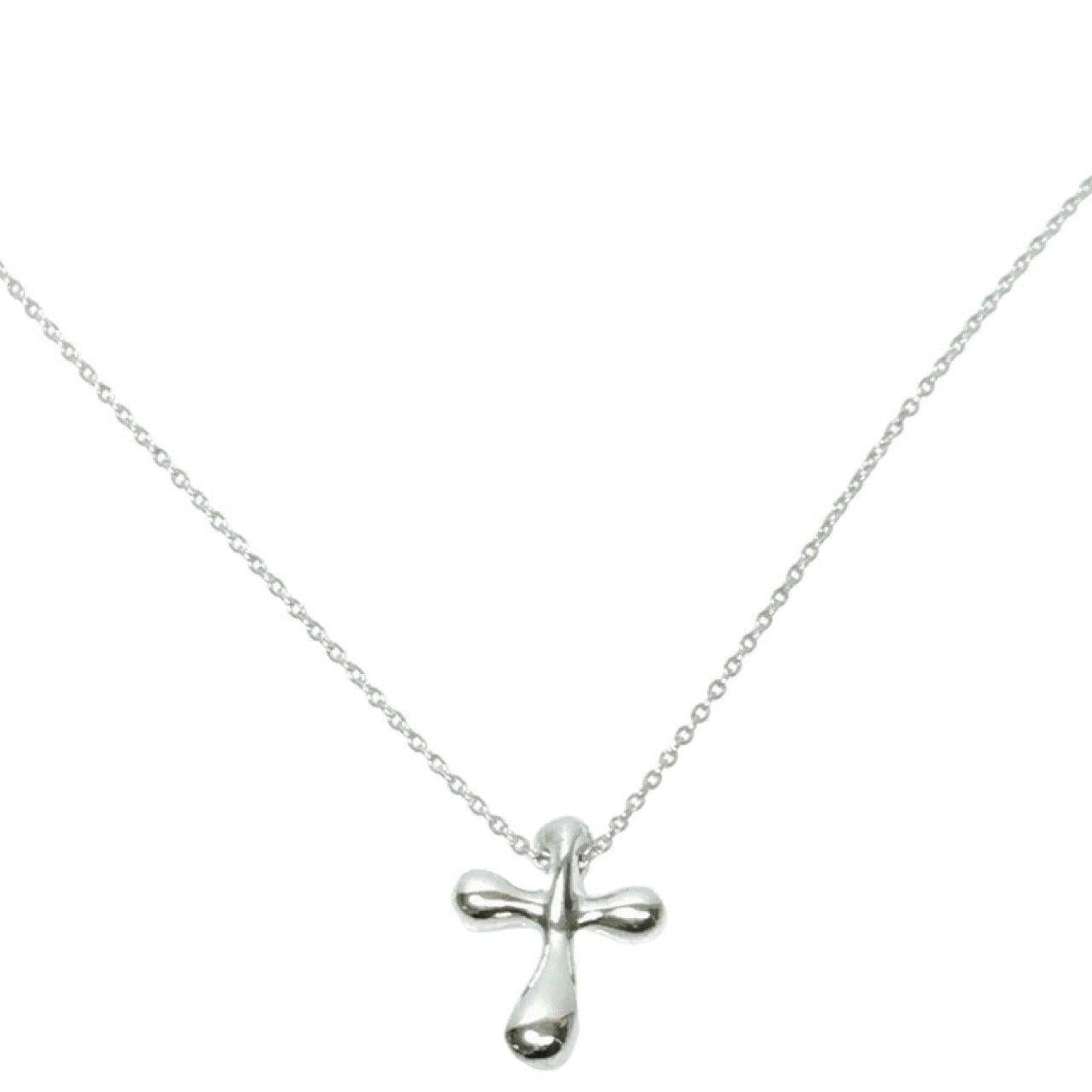 Tiffany & Co. Elsa Peretti Cross Pendant Necklace