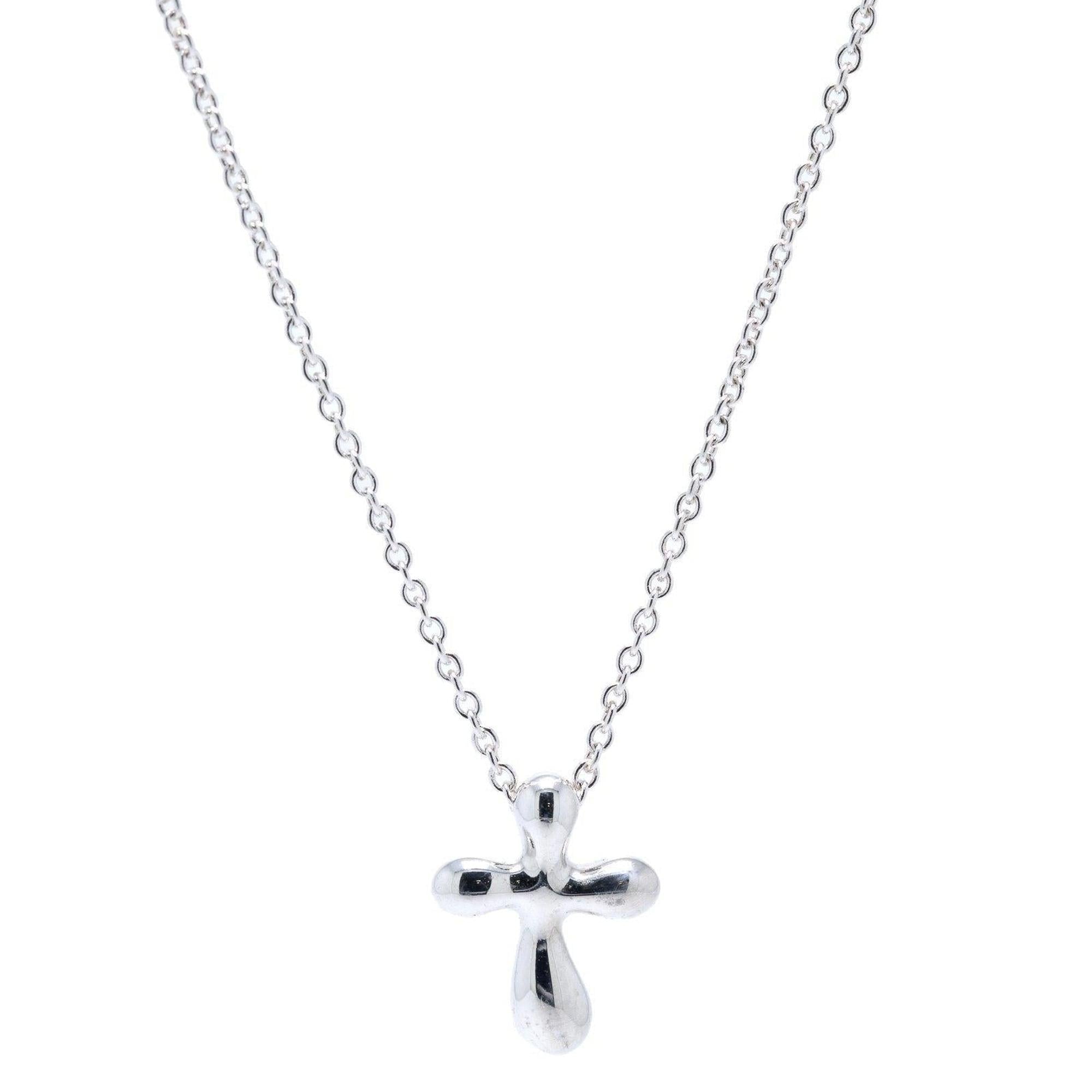 Tiffany & Co. Elsa Peretti Cross Pendant Necklace