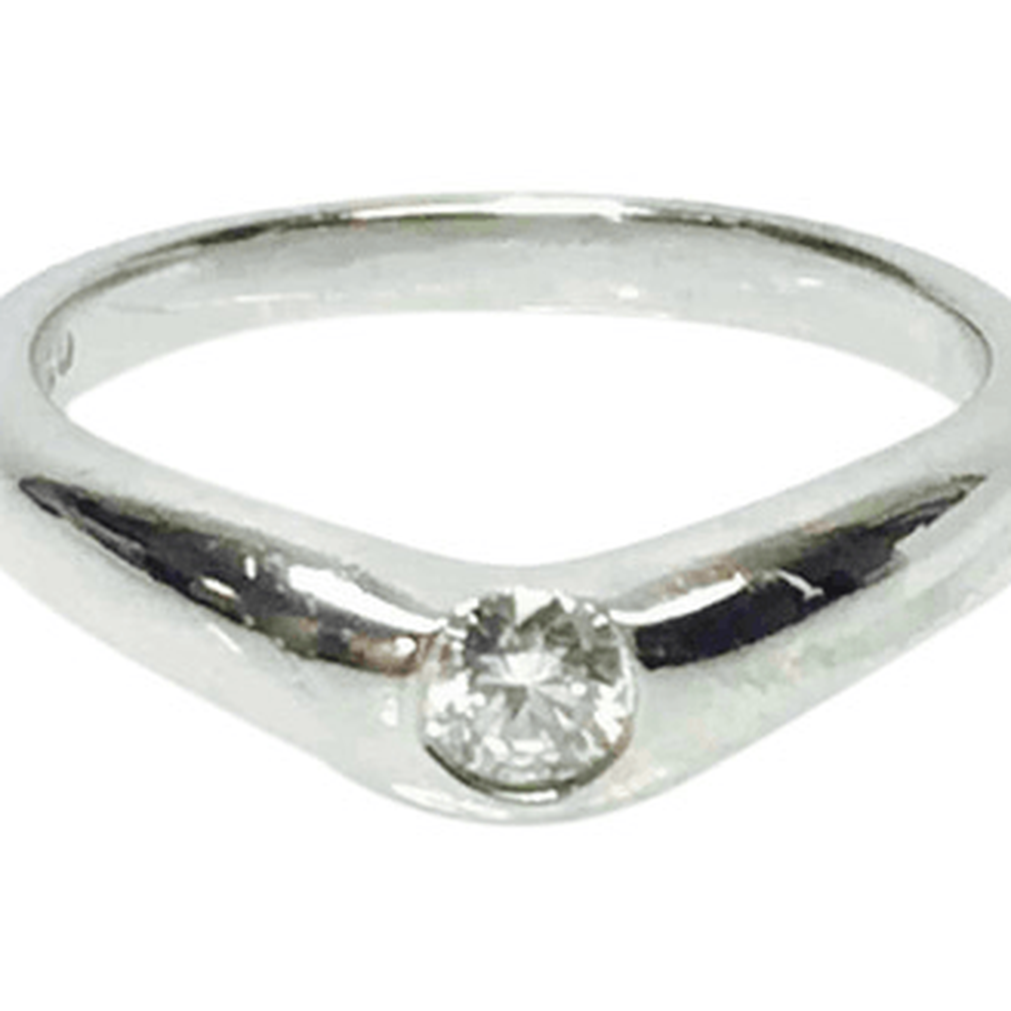 Tiffany & Co. Elsa Peretti Diamond Curved Band Ring