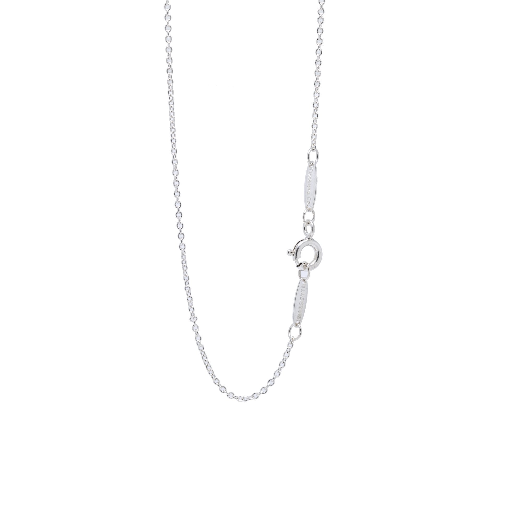 Tiffany & Co. Elsa Peretti Diamonds by the Yard Drop Pendant Necklace